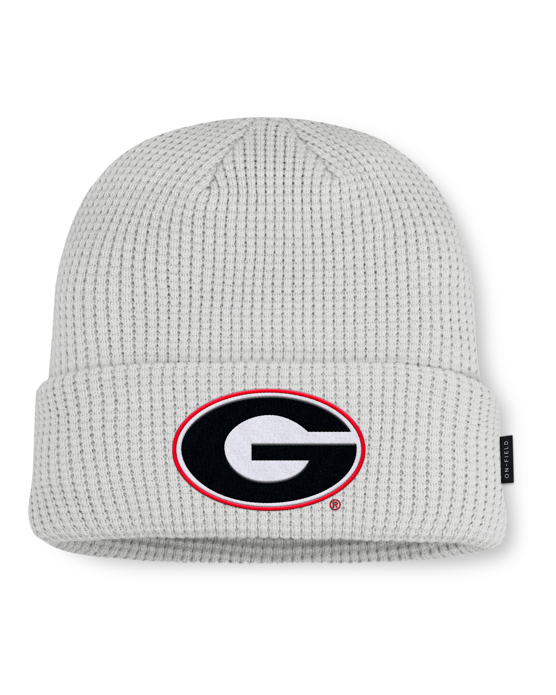 Georgia Utility Off-Field Men's Nike College Cuffed Beanie - Grey