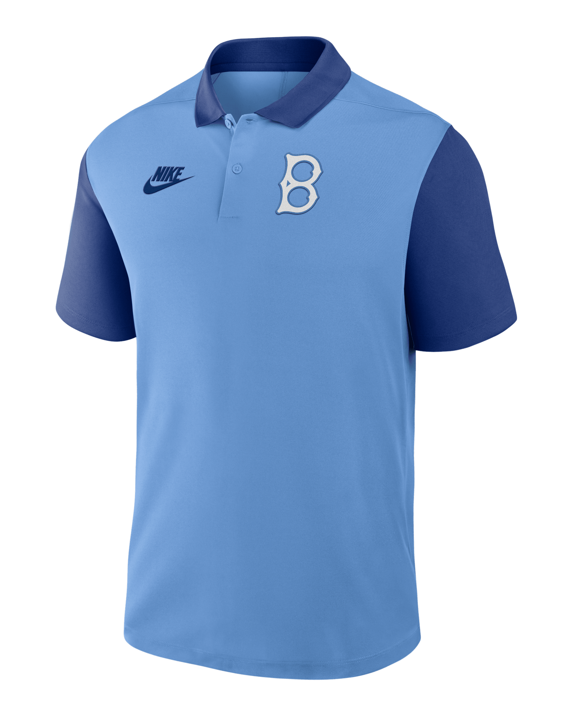 Brooklyn Dodgers Cooperstown Victory Men's Nike Dri-FIT MLB Polo - Blue