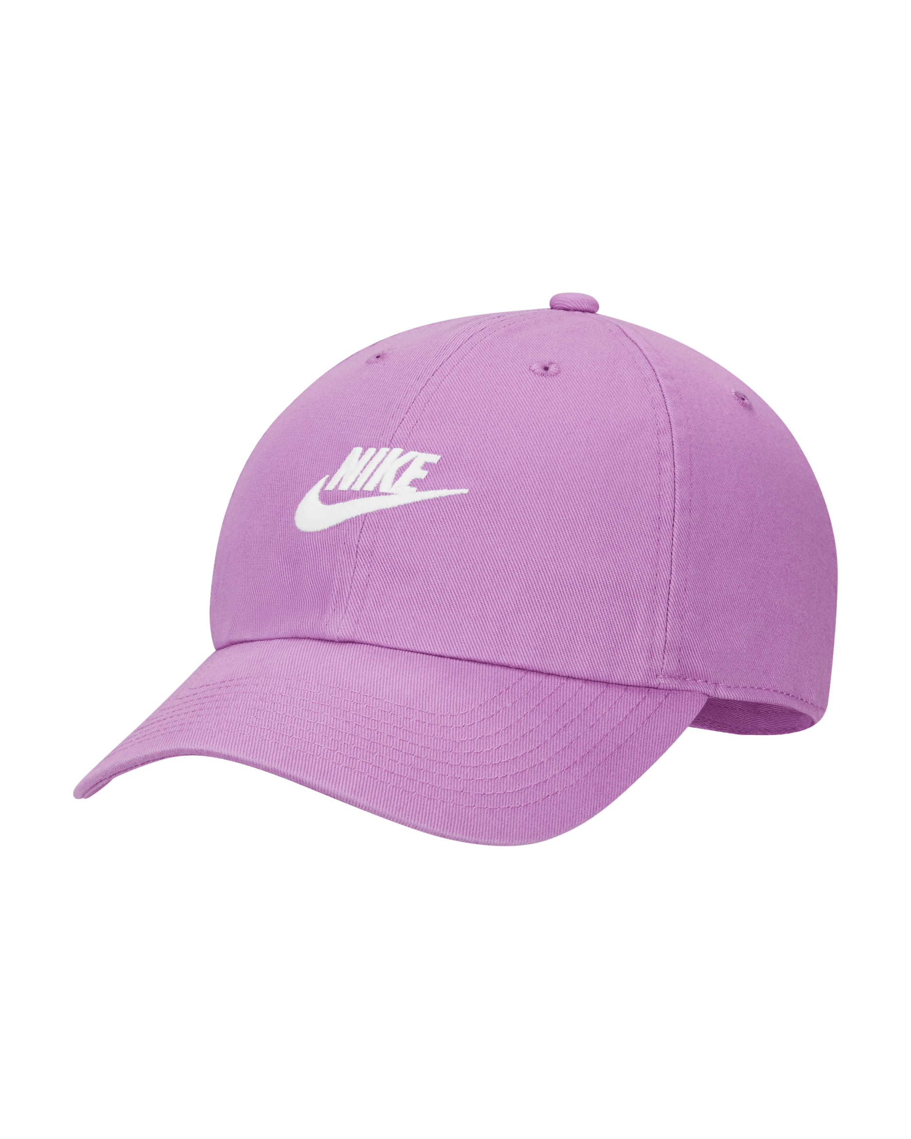 Nike Sportswear Heritage86 Futura Washed Hat - Rush Fuchsia/White