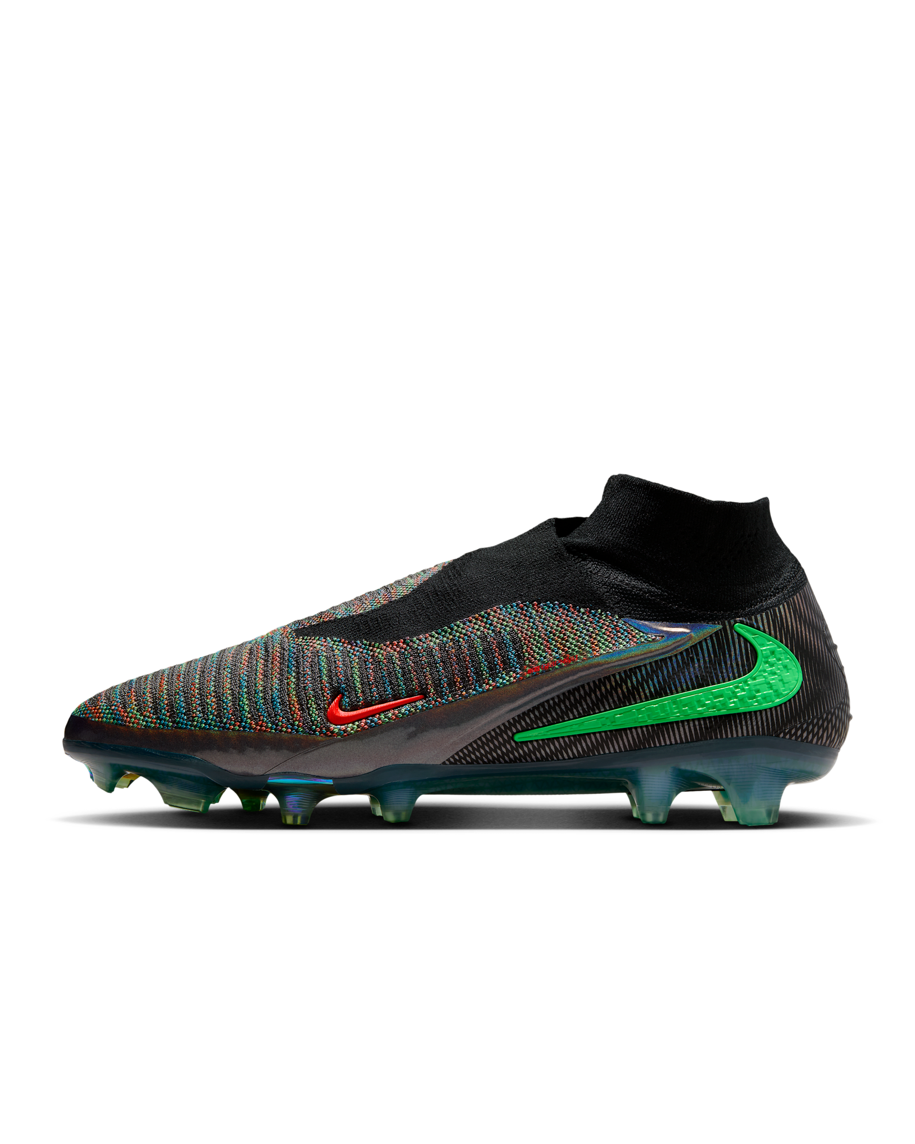 Nike Phantom 6 High Elite "EA SPORTS FC" Fußballschuh für normalen Rasen - Multi-Color/Bright Crimson