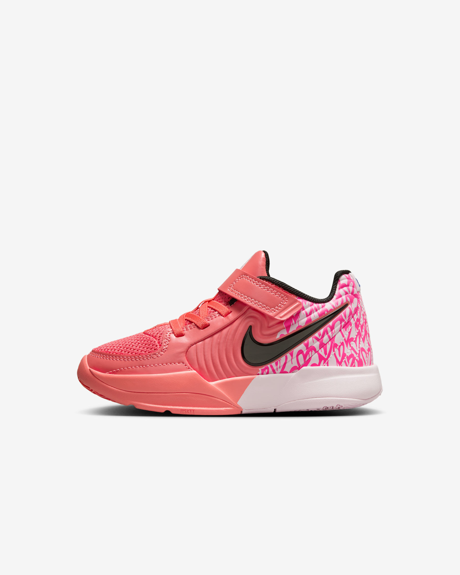 Tenis para niños de preescolar Ja 2 "Heart Eyes" - Brasa mágica/Espuma rosa/Noche intenso/Gris hierro