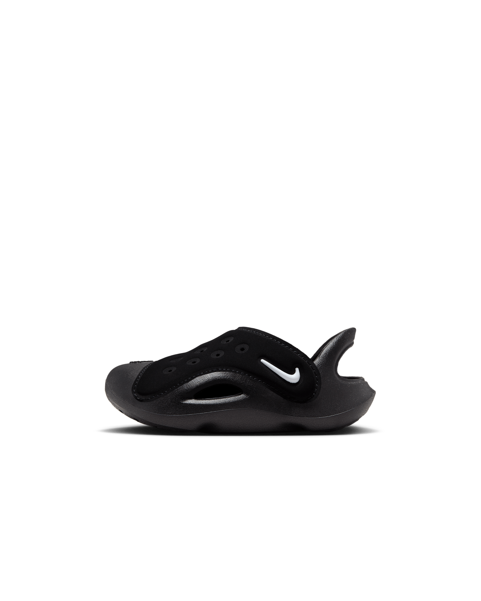Nike Aqua Swoosh Baby/Toddler Sandals - Black/Anthracite/White