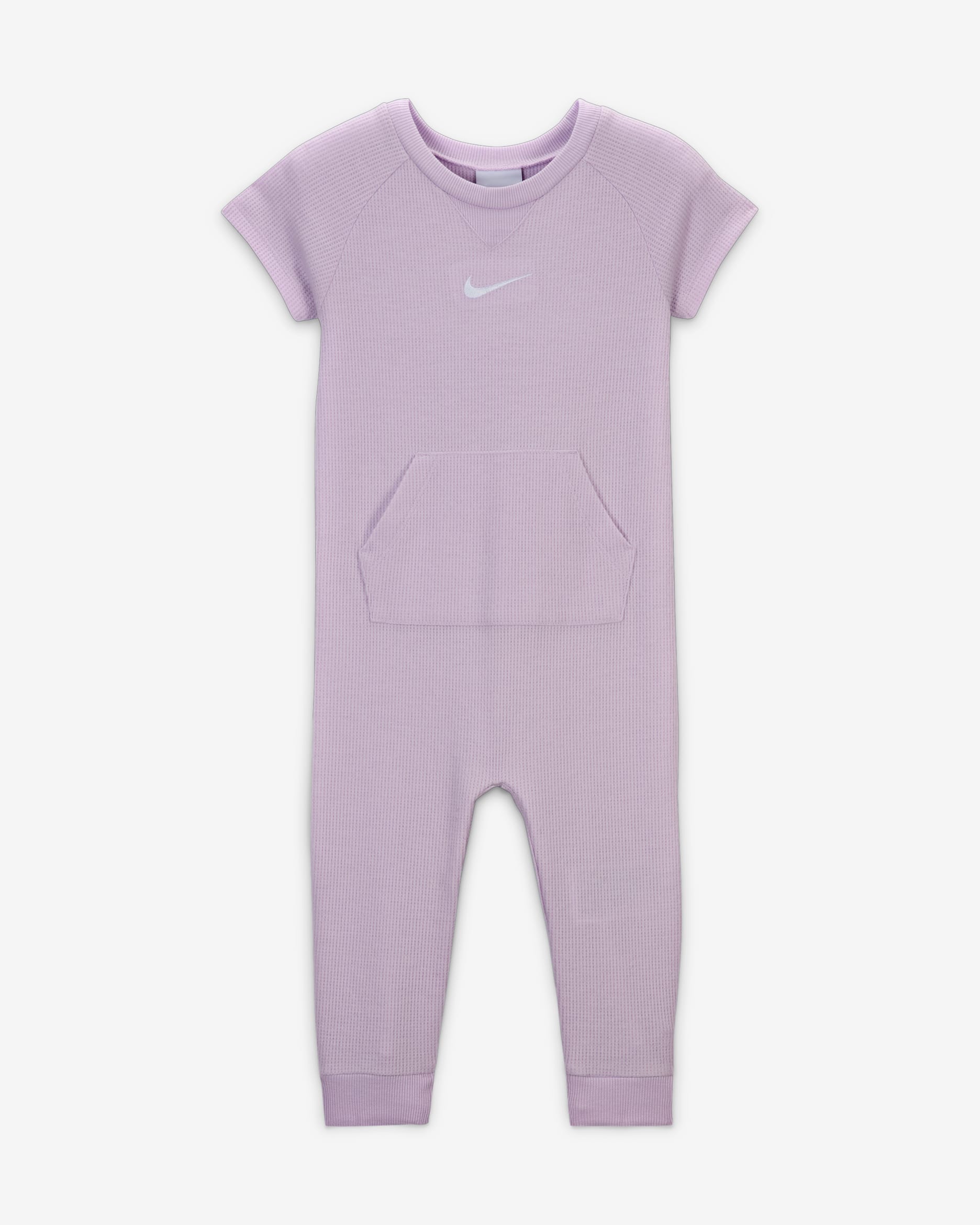 Nike Essentials Baby (0-9M) Short Sleeve Waffle Knit Coverall - Doll