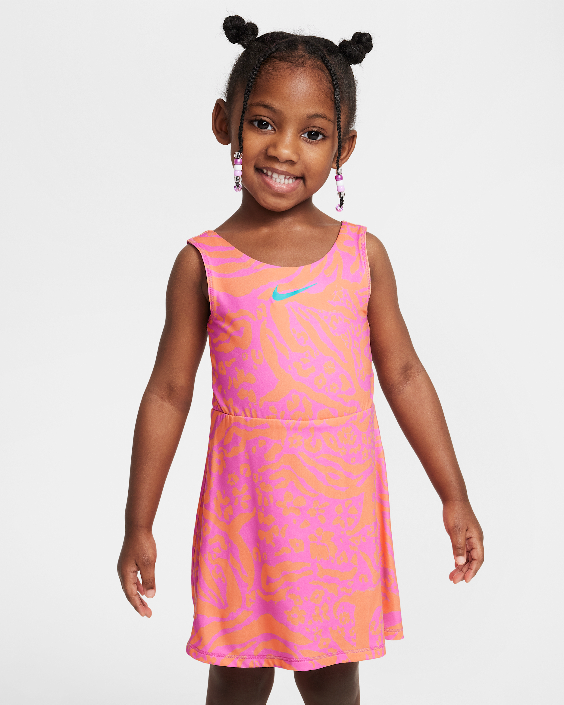 Vestido Wild Flower Fashion infantil Nike Dri-FIT - Rosa alegre