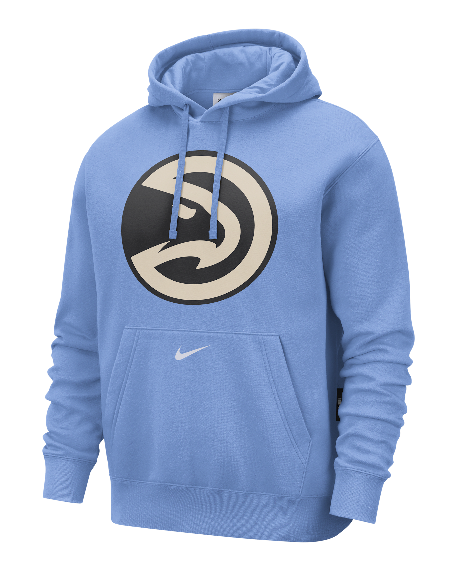 Atlanta Hawks Club City Edition Men's Nike NBA Fleece Pullover Hoodie - Valor Blue/White