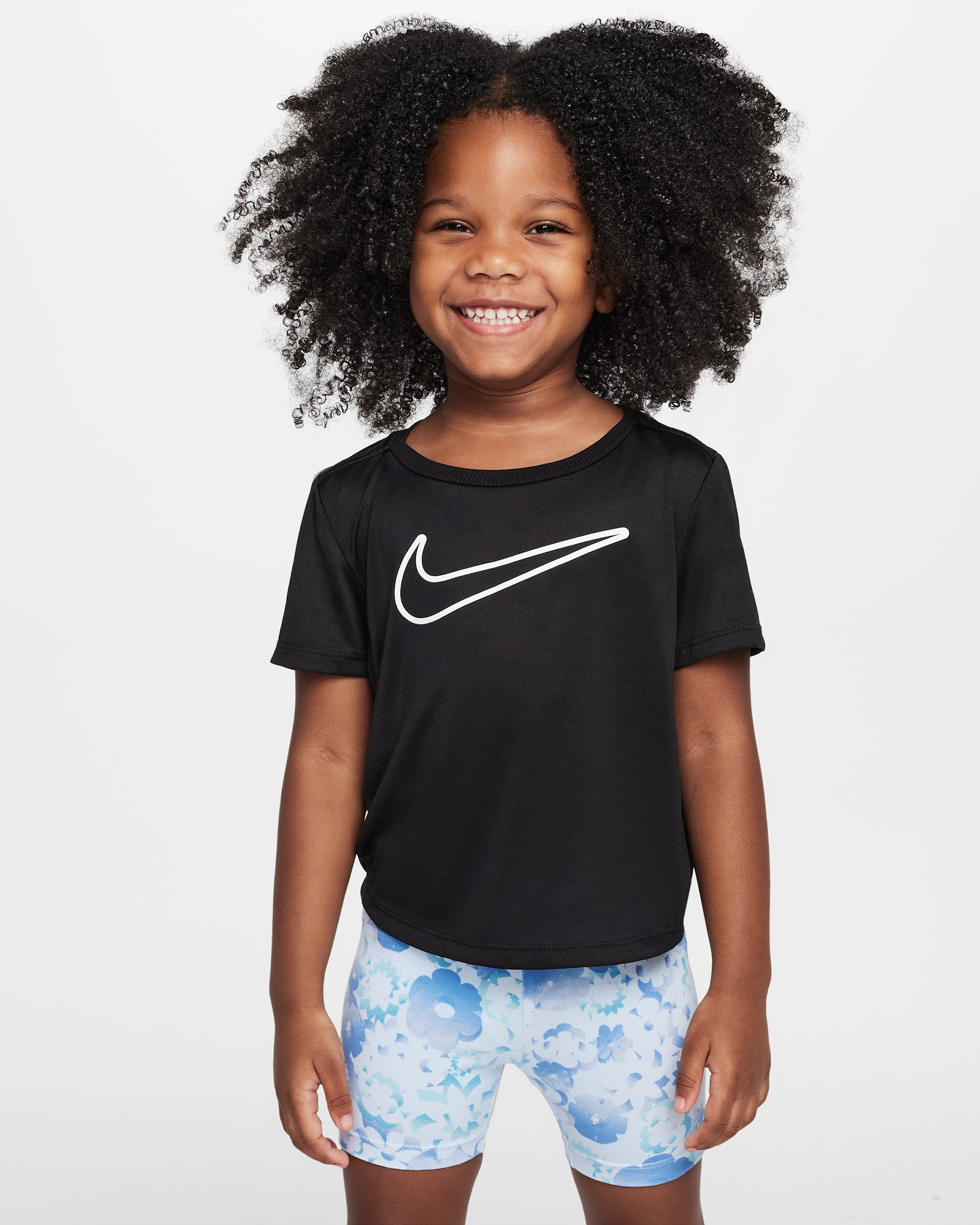 Nike Dri-FIT All Day Play Toddler T-Shirt - Black