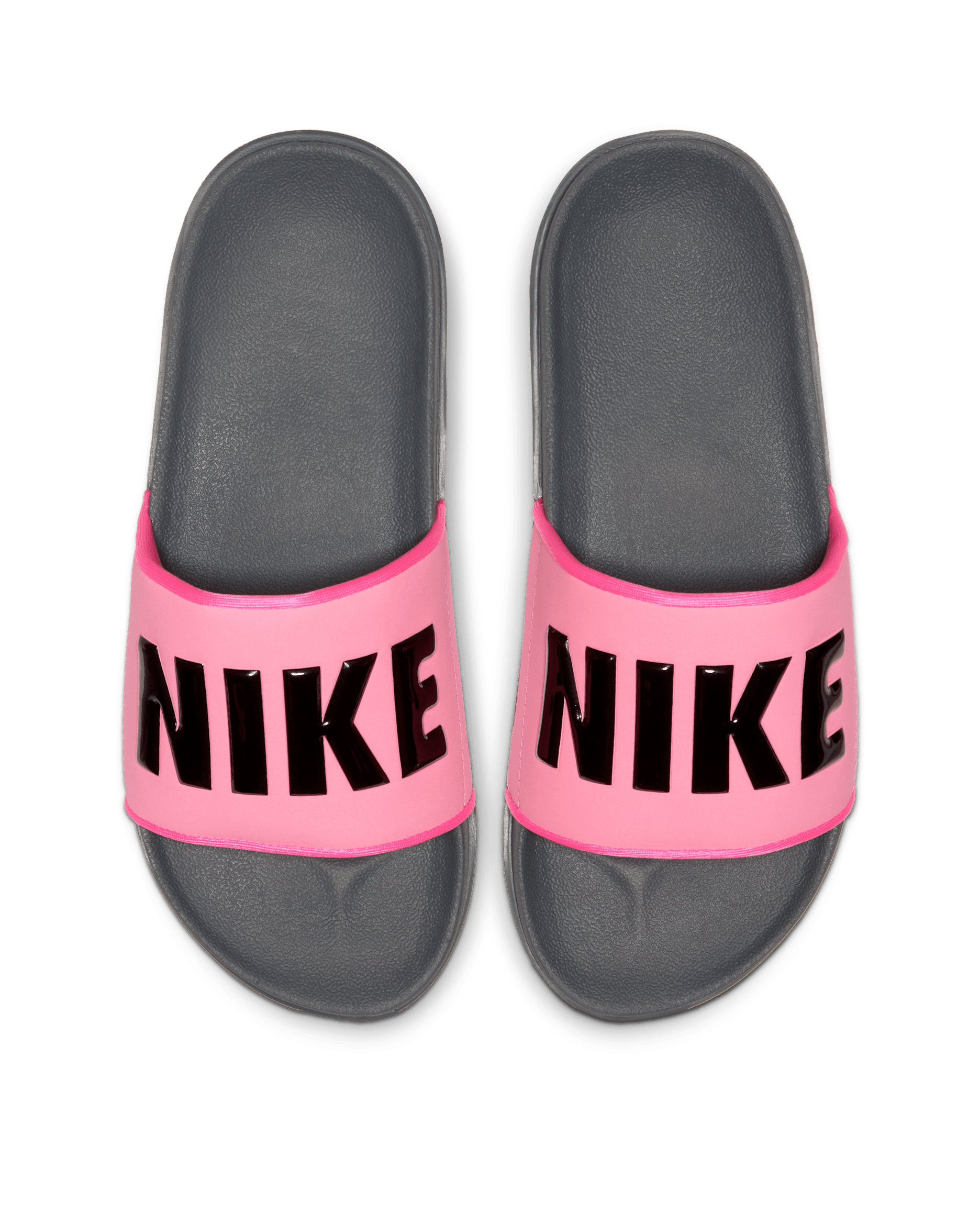 Claquette Nike Offcourt pour Femme - Pink Blast/Dark Grey/Noir