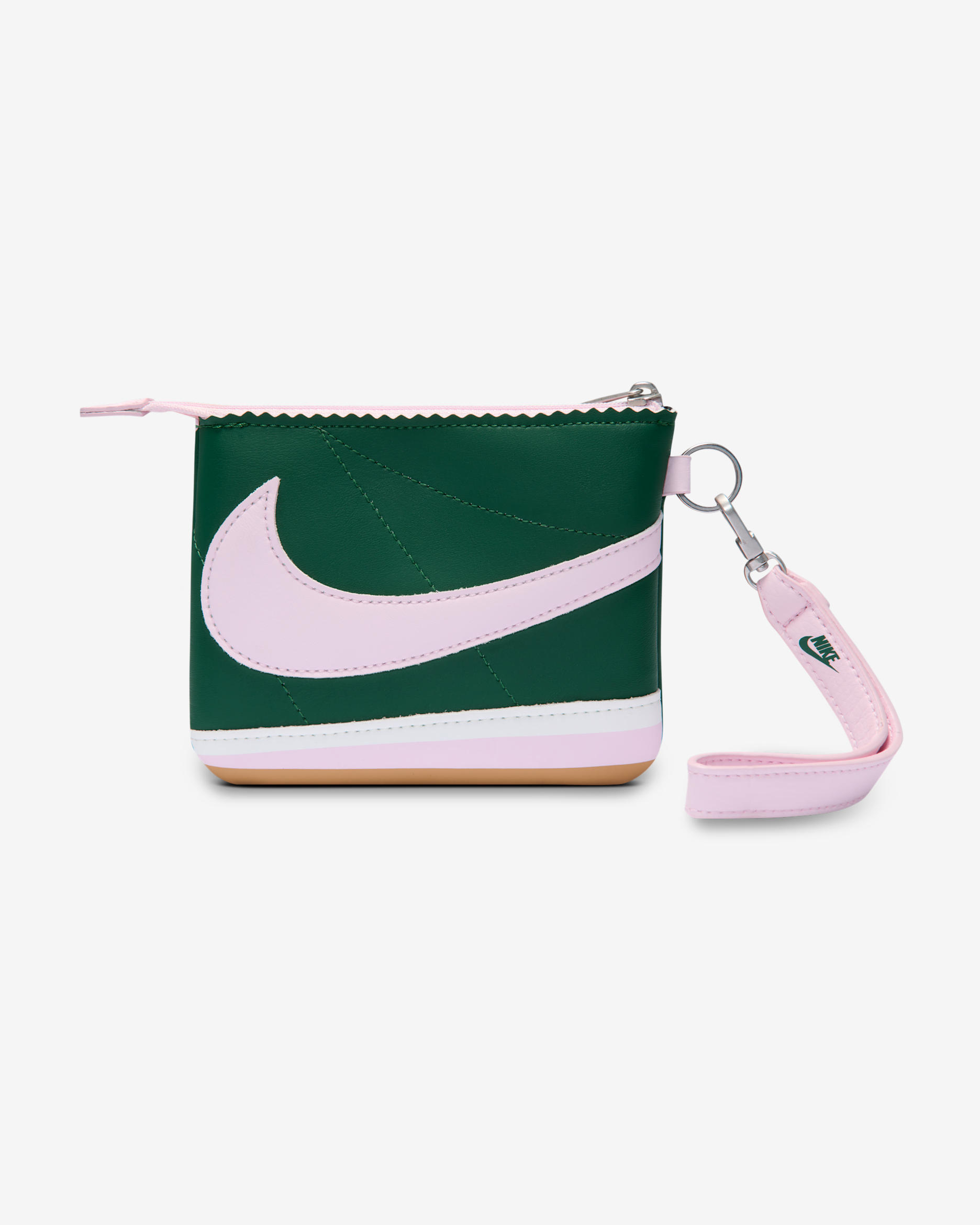 Muñequera Nike Icon Cortez - Verde desfiladero/Vela/Espuma rosa
