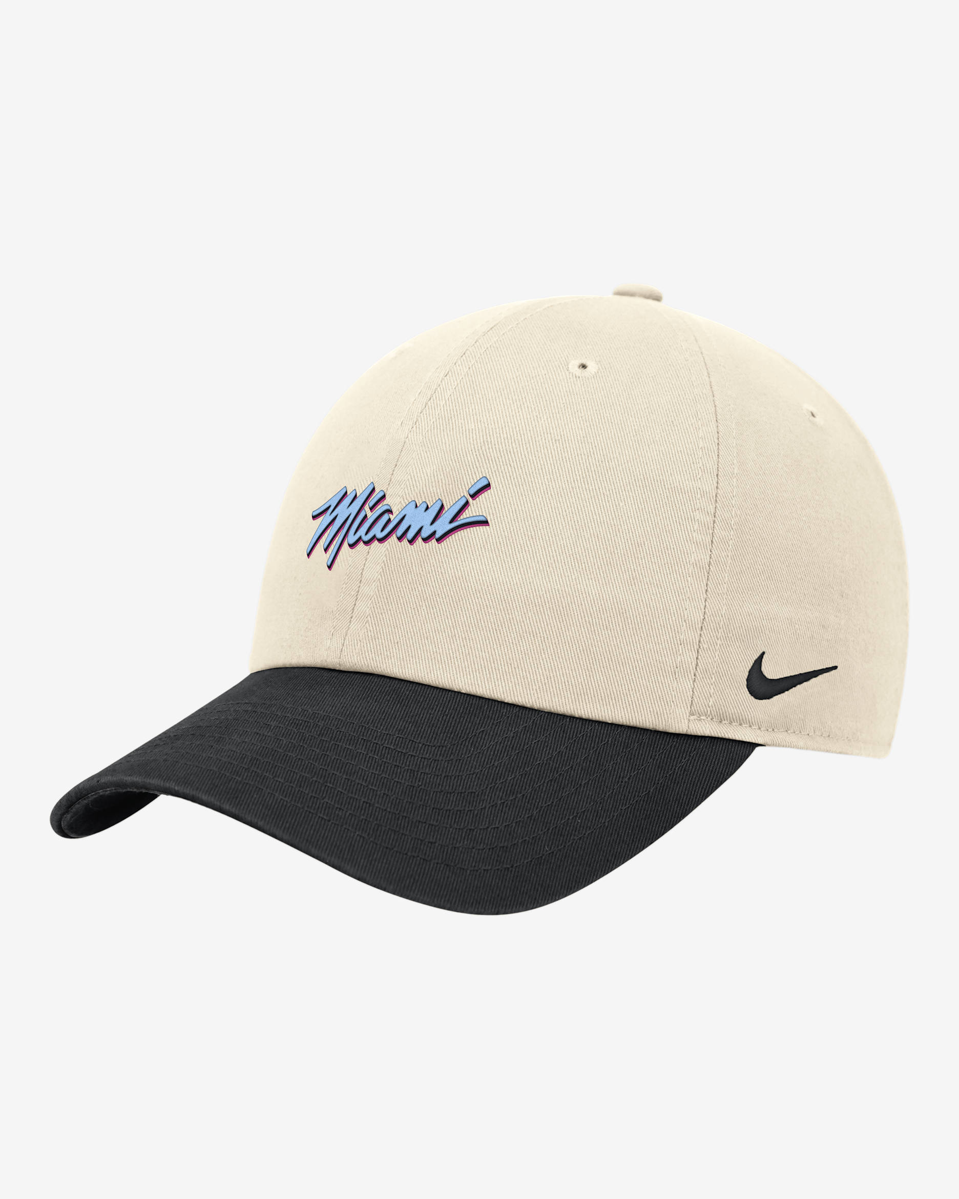 Miami Heat Club City Edition Nike NBA Cap - Natural