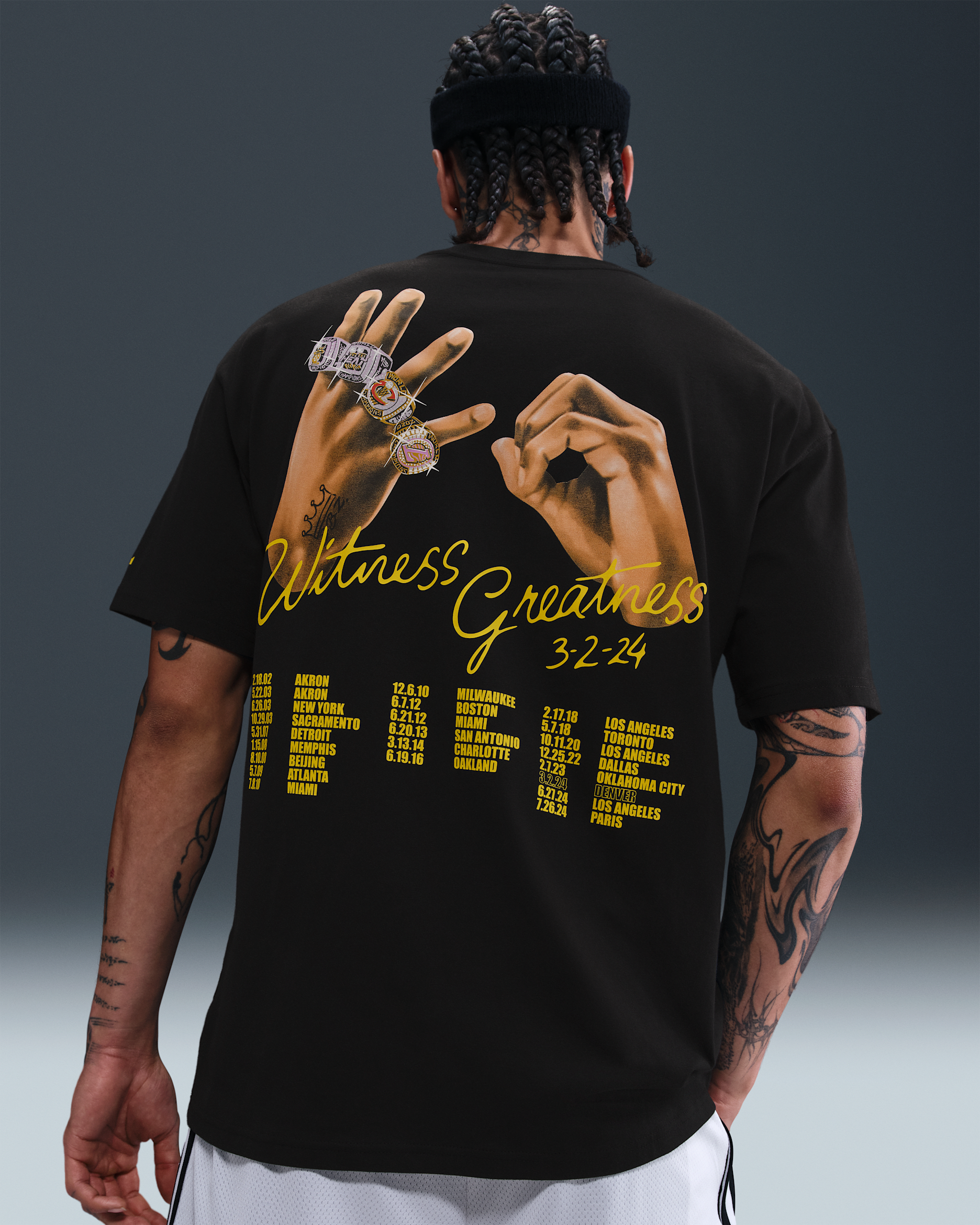 LeBron "Uncharted" Men's Max90 Basketball T-Shirt