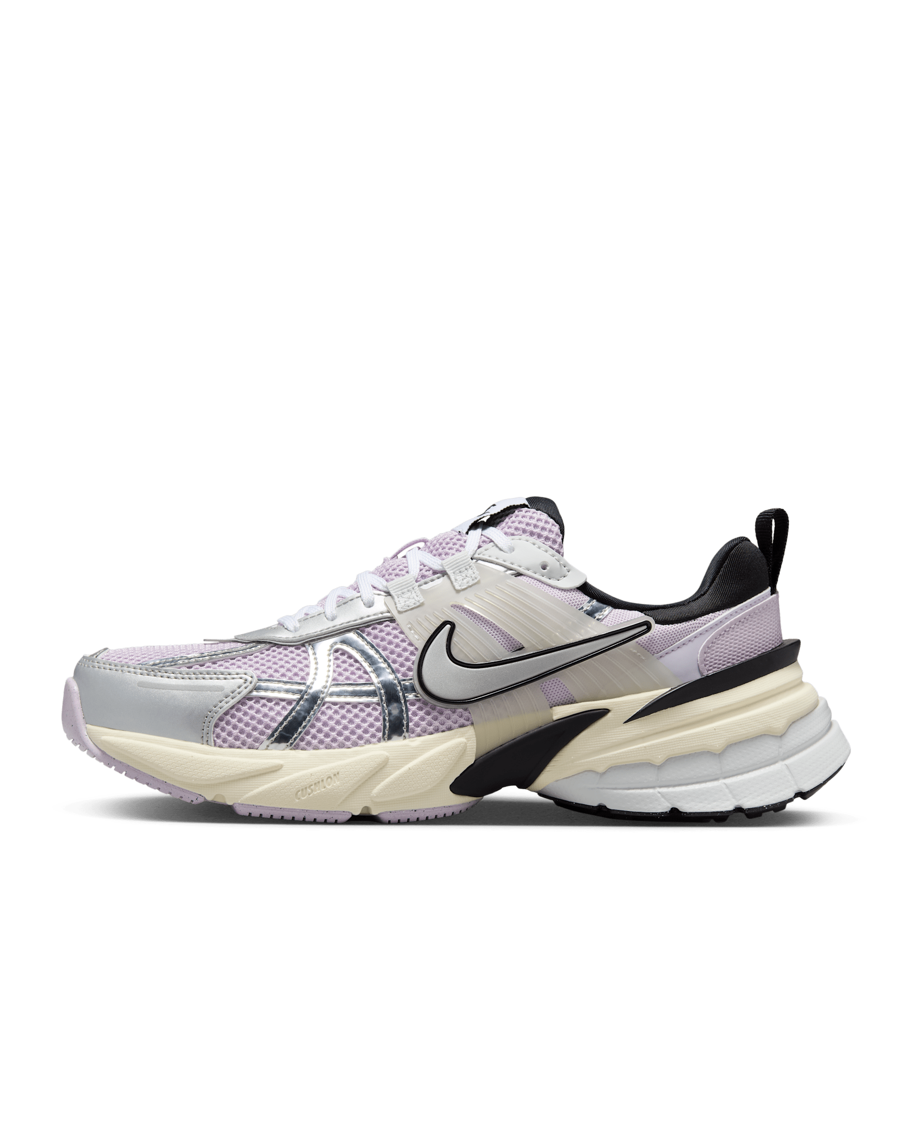 Sko Nike V2K Run - Doll/Svart/Barely Grape/Metallic Silver