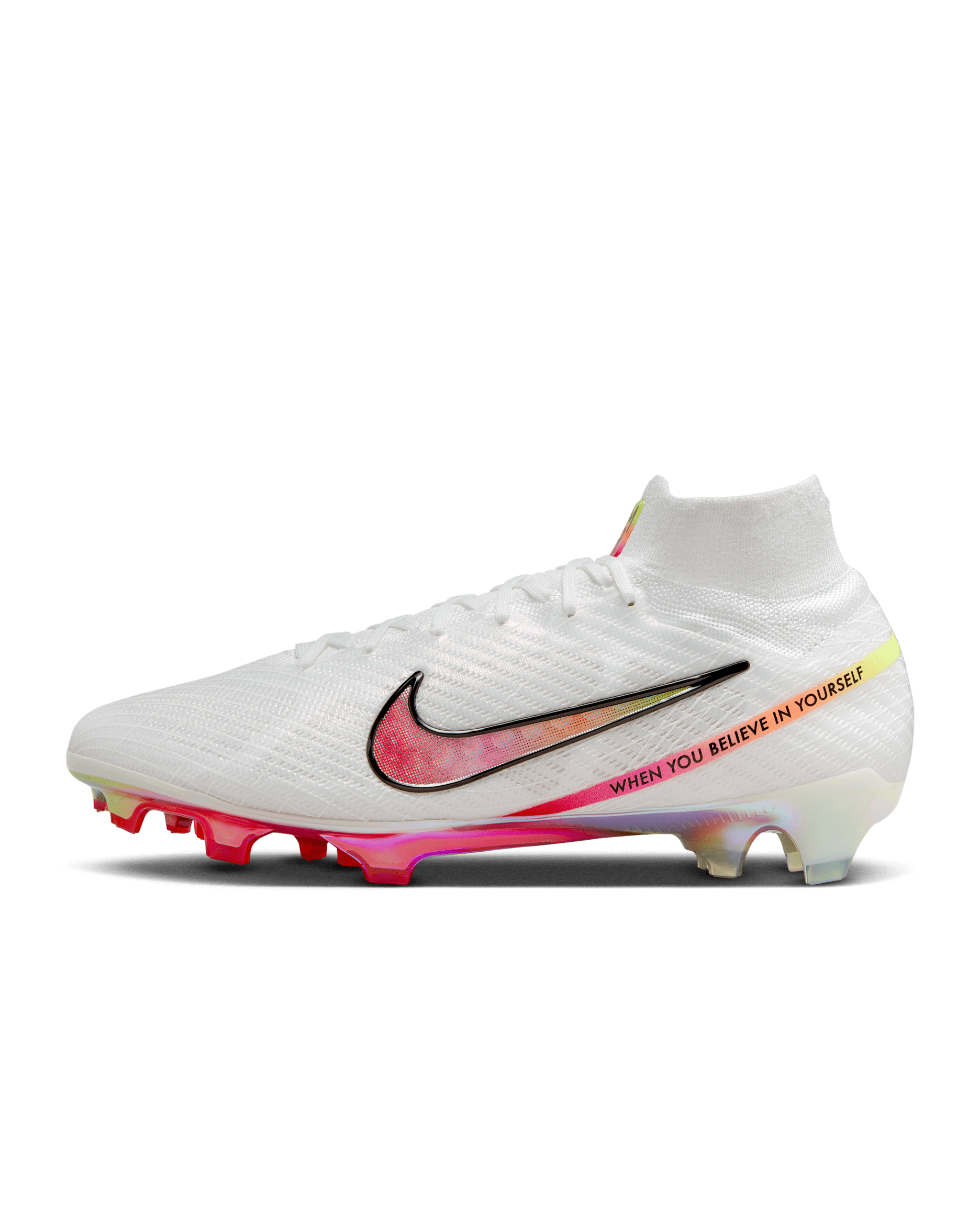 Nike Zoom Mercurial Superfly 9 Elite 'Marcus Rashford' Firm-Ground Football Boot - White/Black