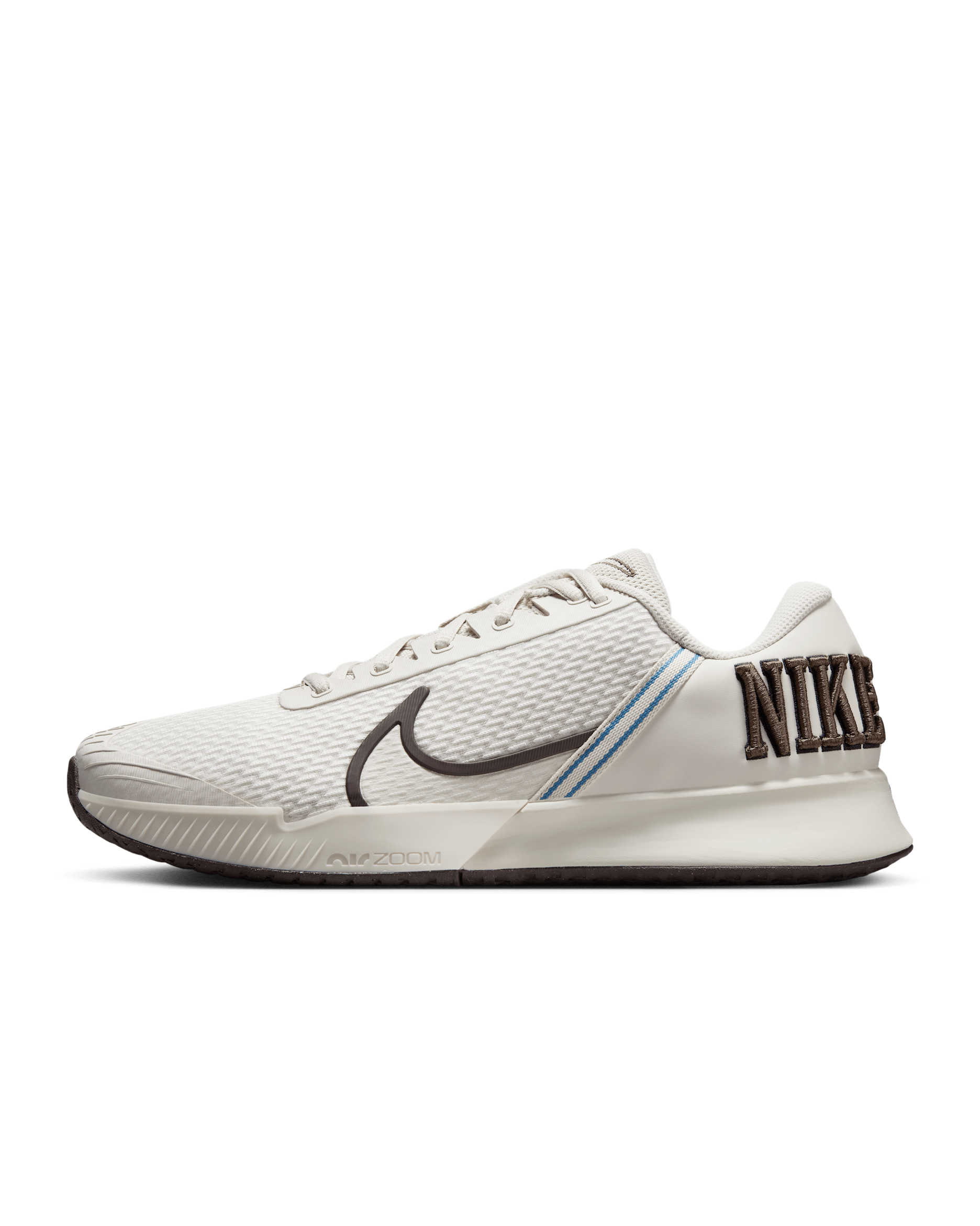 NikeCourt Vapor Pro 2 Heritage Men's Hard Court Tennis Shoes - Light Orewood Brown/Baroque Brown/Aegean Storm