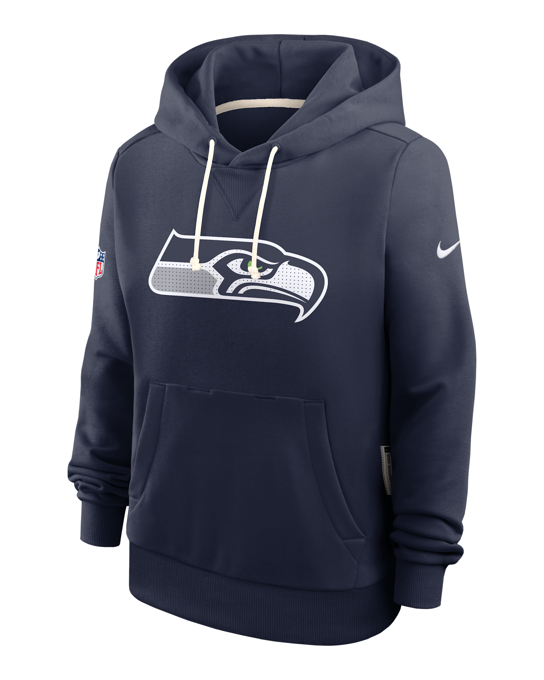 Seattle Seahawks Sideline Women's Nike Dri-FIT NFL Pullover Hoodie - Navy