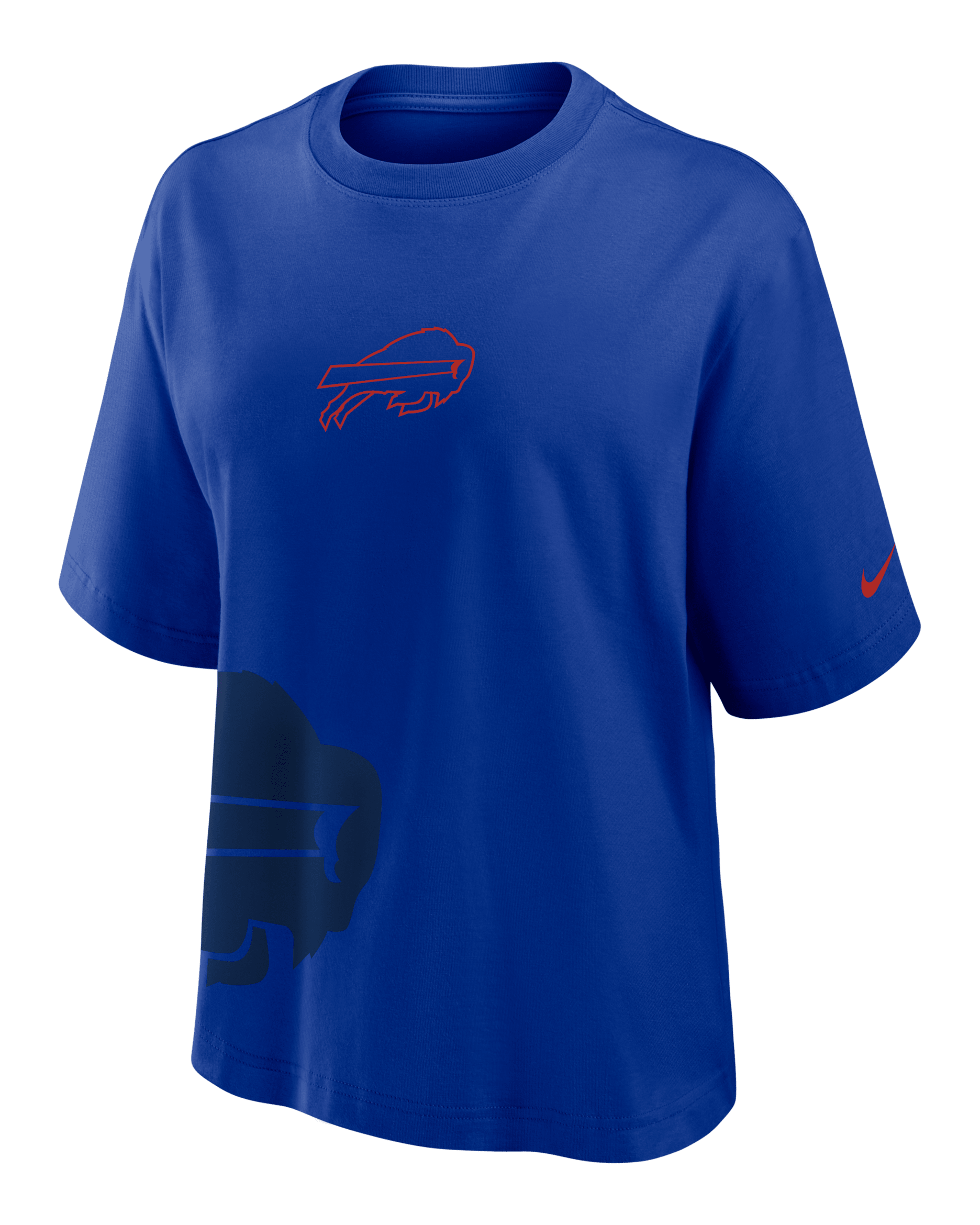 Buffalo Bills Boxy Women's Nike NFL T-Shirt - Old Royal