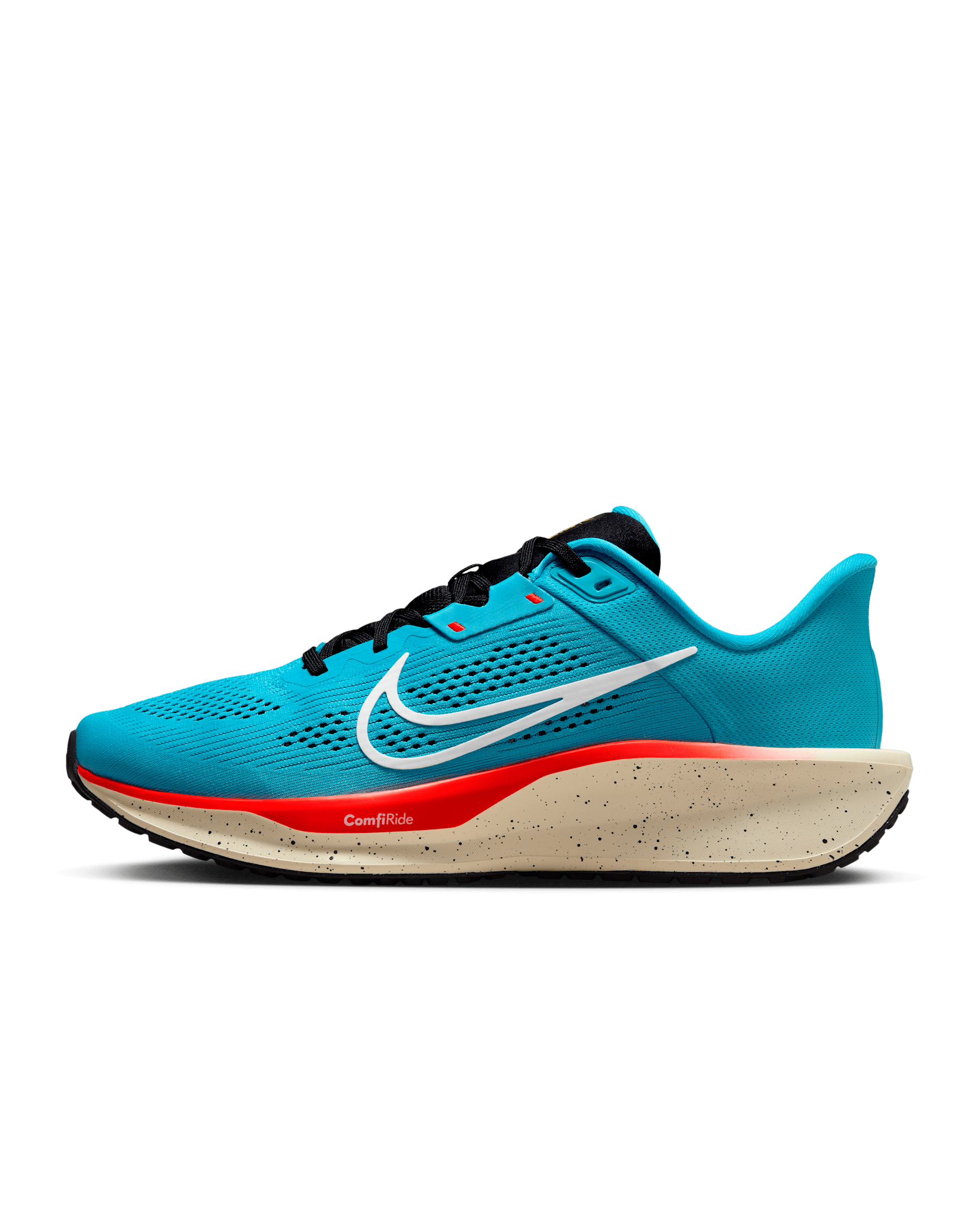 รองเท้าวิ่งโร้ดรันนิ่งผู้ชาย Nike Quest 6 - Baltic Blue/ดำ/Bright Crimson/ขาว