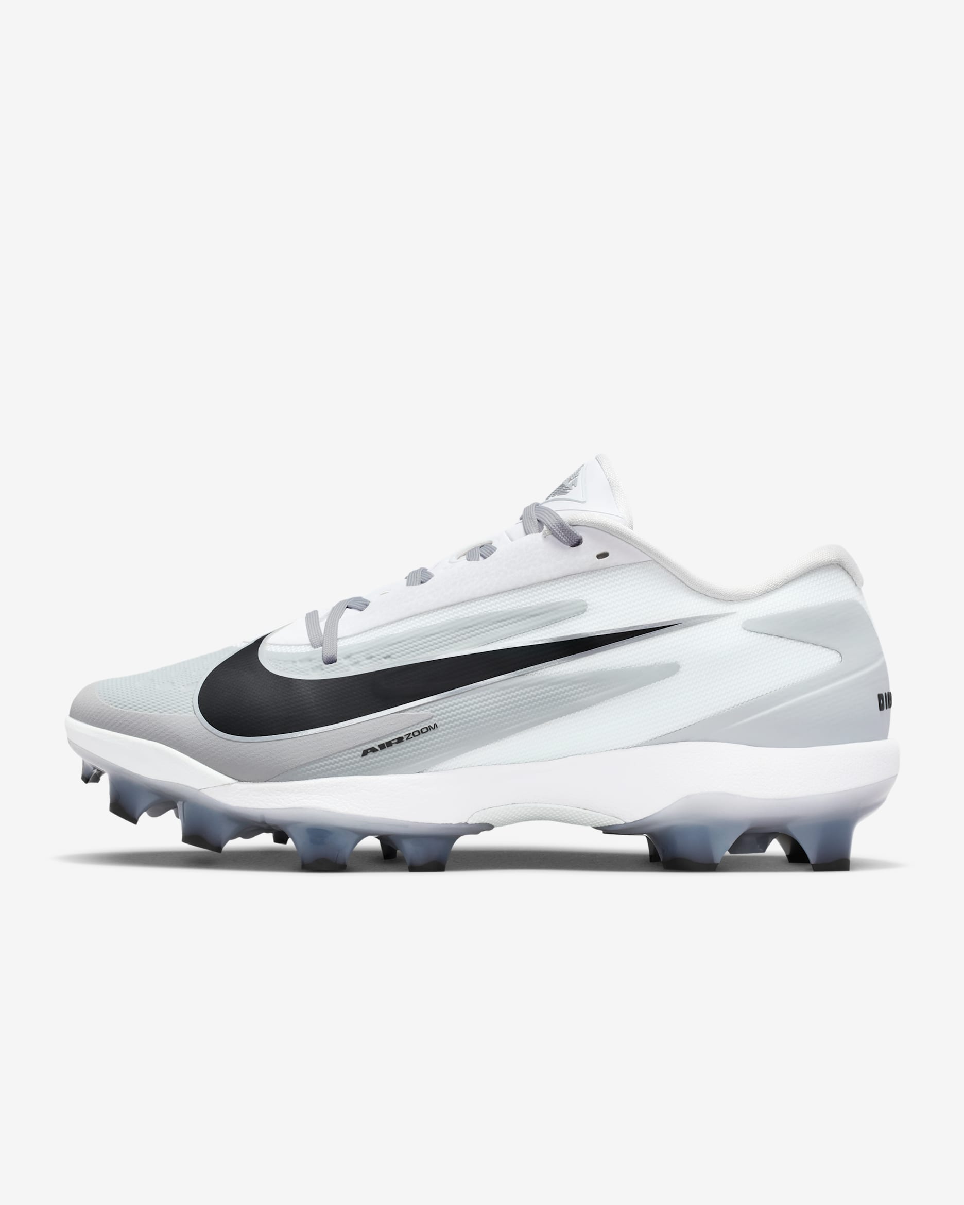 Nike Diamond Standout MCS Baseball Cleats - Wolf Grey/White/Black