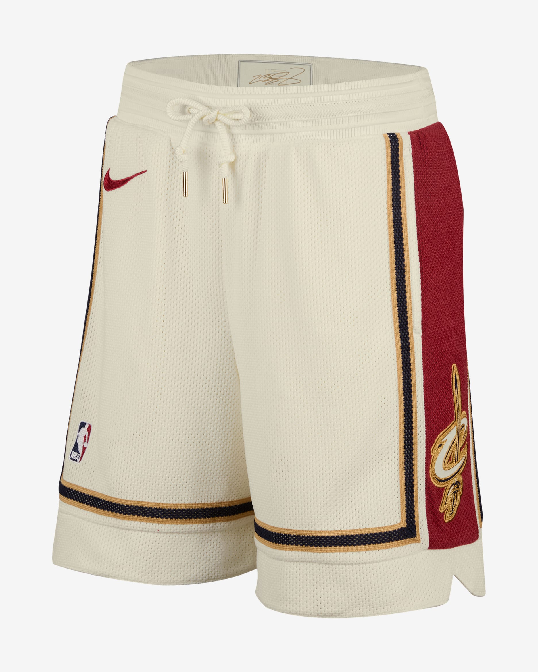 LeBron Nike Men's Nike Dri-FIT NBA Shorts - Sail/Team Crimson