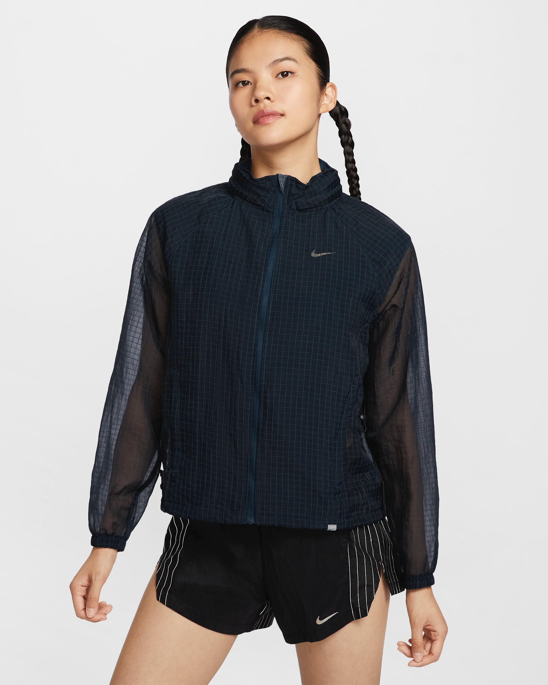 Nike Running Division 女款可收納跑步外套 - Armory Navy/Armory Navy