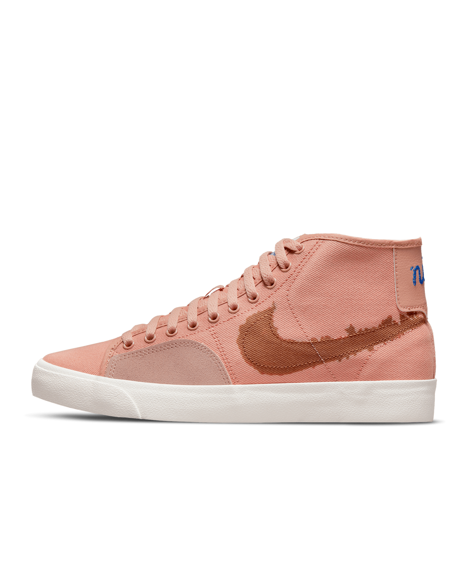 รองเท้าสเก็ตบอร์ด Nike SB Blazer Court Mid Premium - Rose Whisper/Rose Whisper/Sail/Burnt Sienna