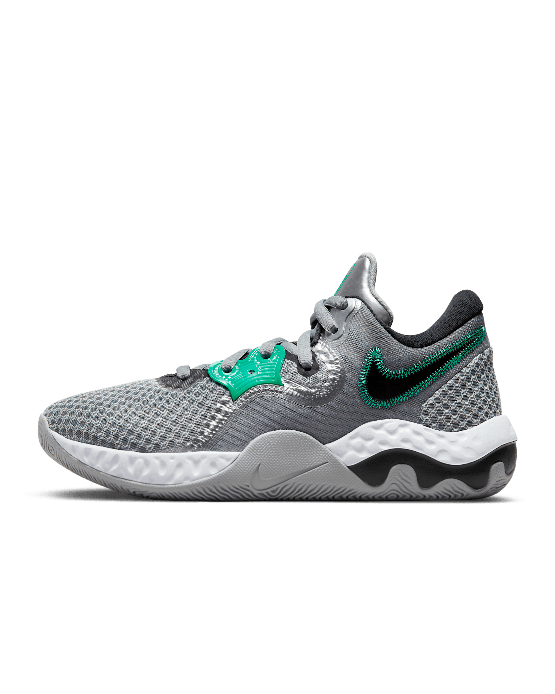 Nike Elevate 2 Basketball Shoes - Cool Grey/Metallic Silver/Wolf Grey/Black