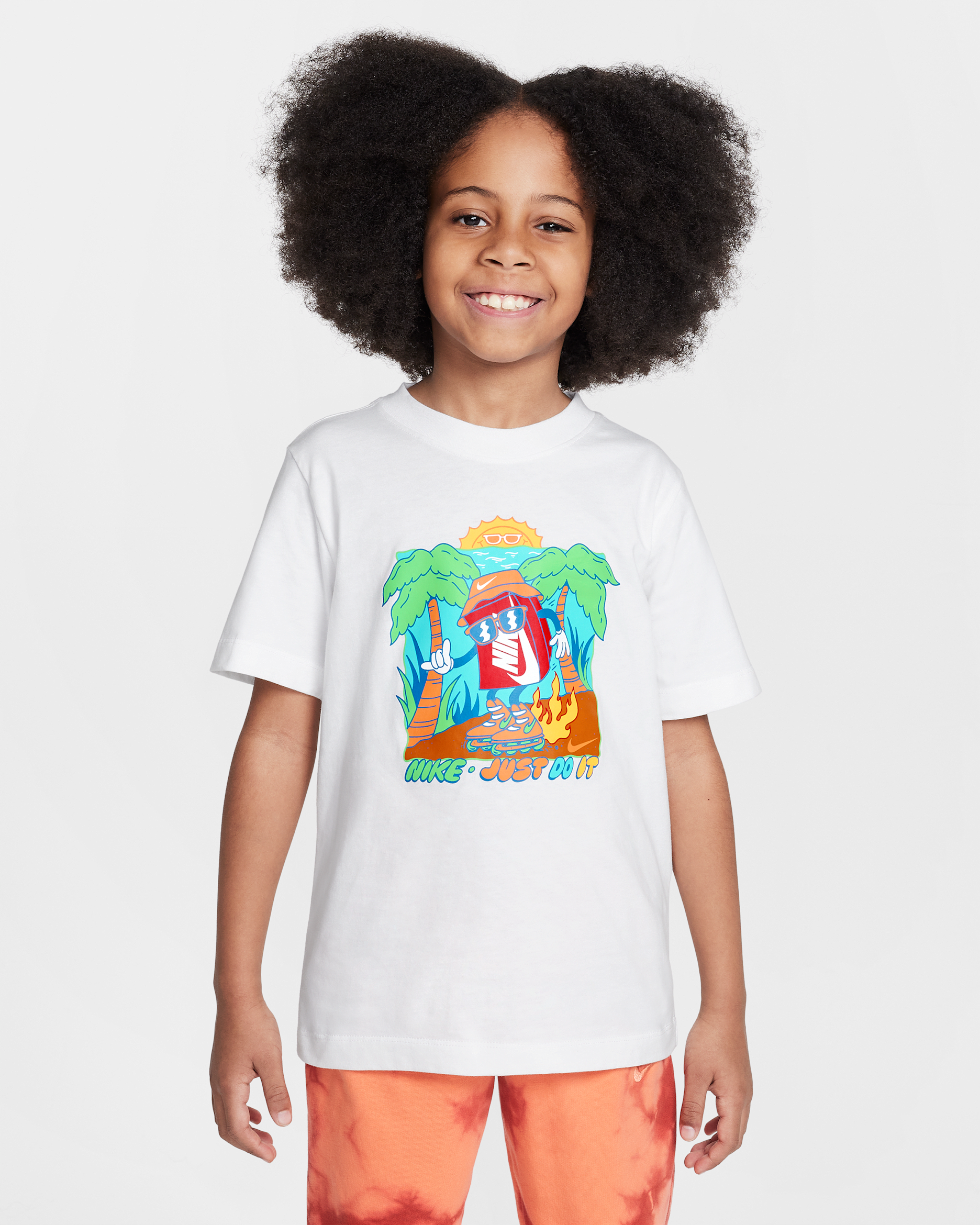 Nike Sportswear Big Kids' T-Shirt - White