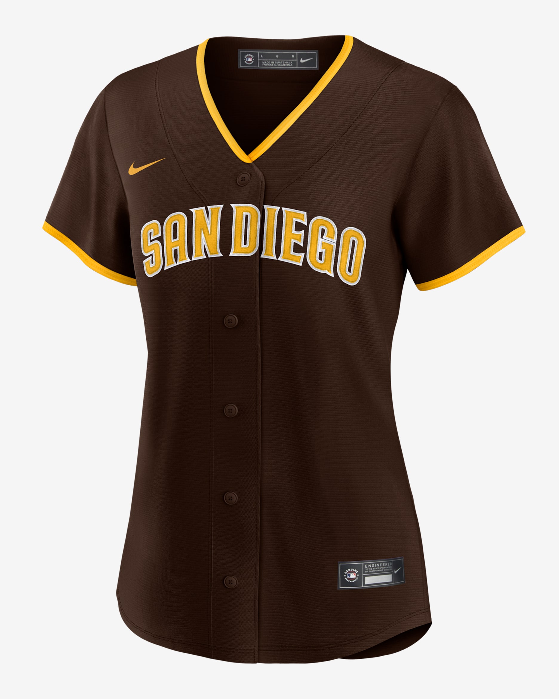 MLB San Diego Padres (Fernando Tatis Jr.) Women's Replica Baseball Jersey - Brown