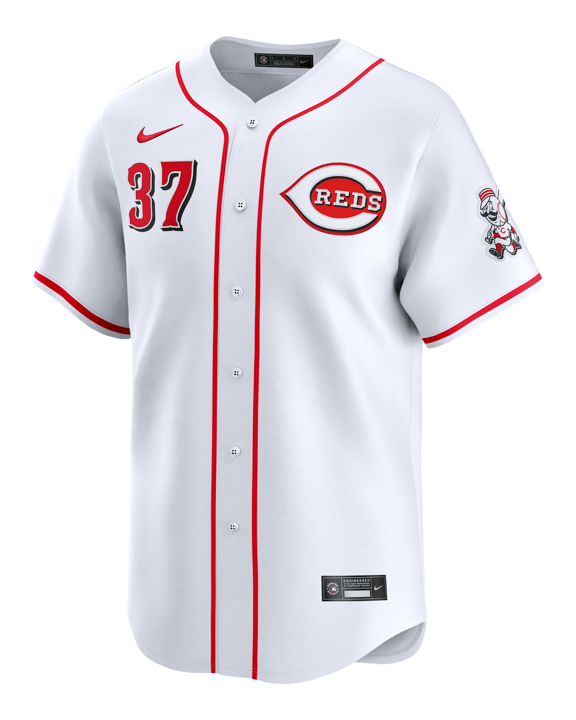 Jersey Nike Dri-FIT ADV de la MLB Limited para hombre Tyler Stephenson Cincinnati Reds - Blanco