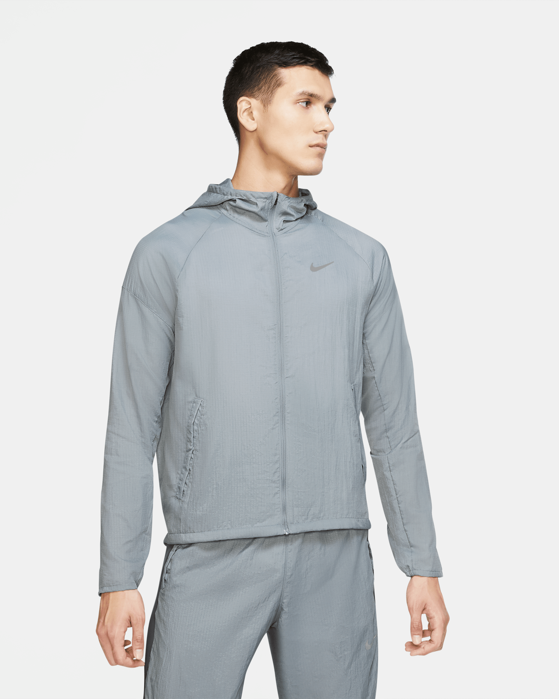Nike Essential Men's Running Jacket - Smoke Grey
