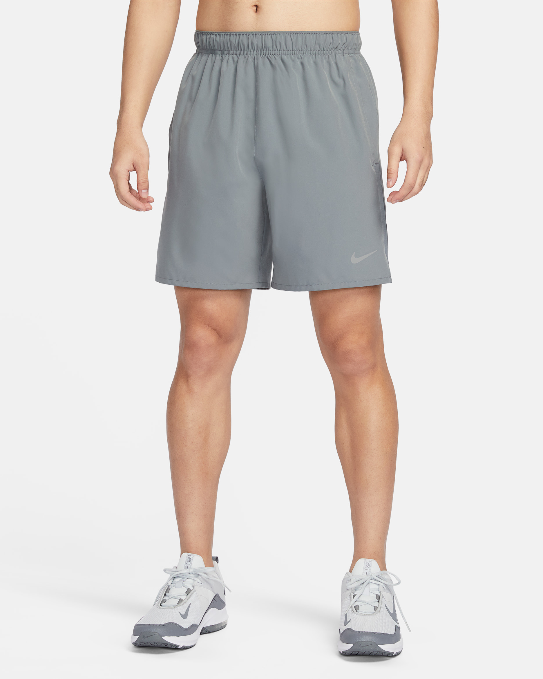 Nike Dri-FIT Challenger Men's 7" Unlined Versatile Shorts - Smoke Grey/Smoke Grey/Black