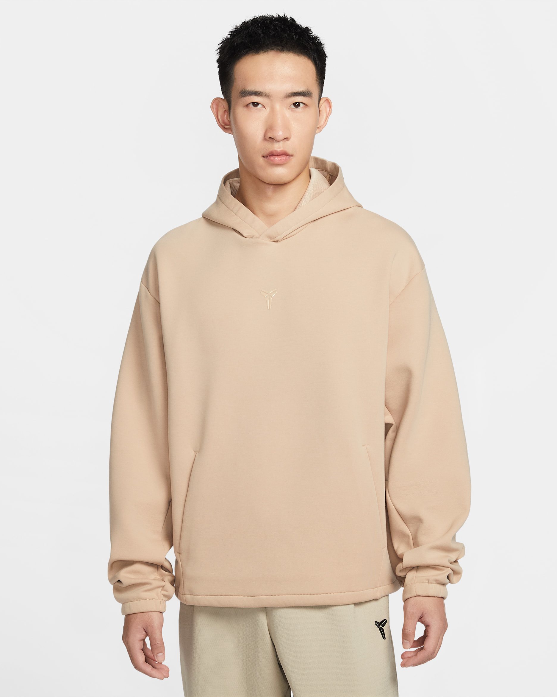 コービー メンズ ナイキ Dri-FIT トレーナー バスケットボールパーカー - リネン/リネン