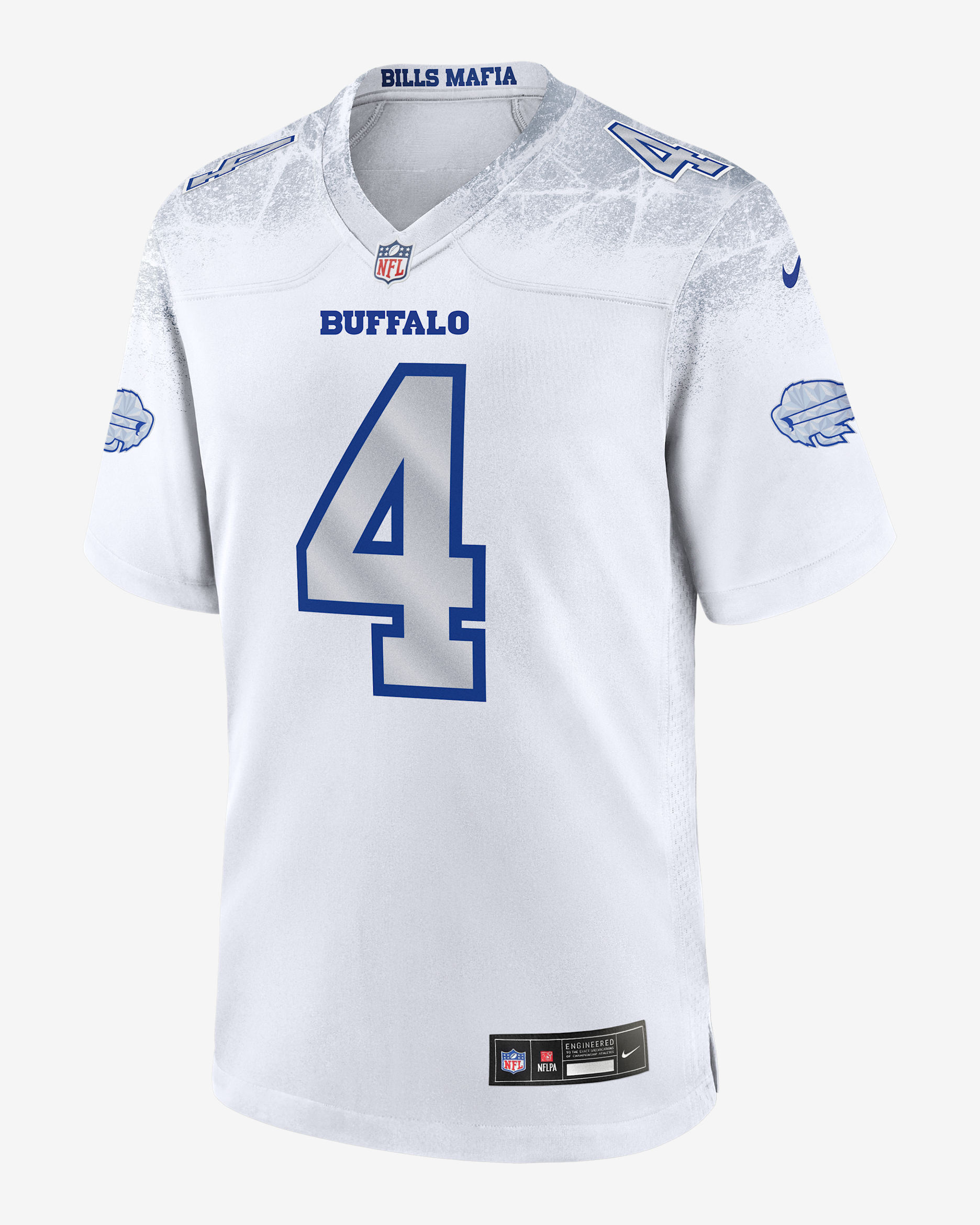 James Cook III Buffalo Bills Rivalries Collection Men’s Nike NFL Game Jersey - White