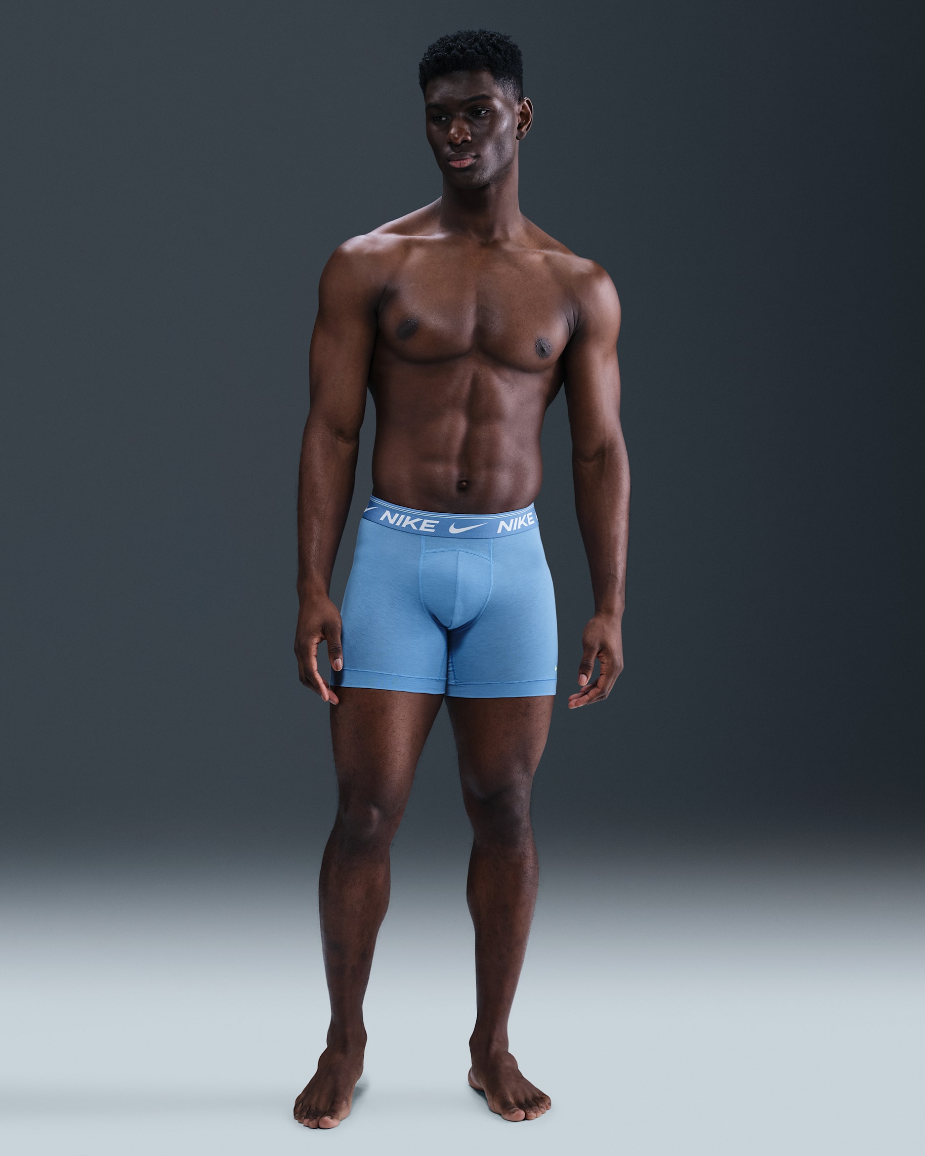 Nike Dri-FIT Ultra Comfort Men's Boxer Briefs (3-Pack) - Cornflower