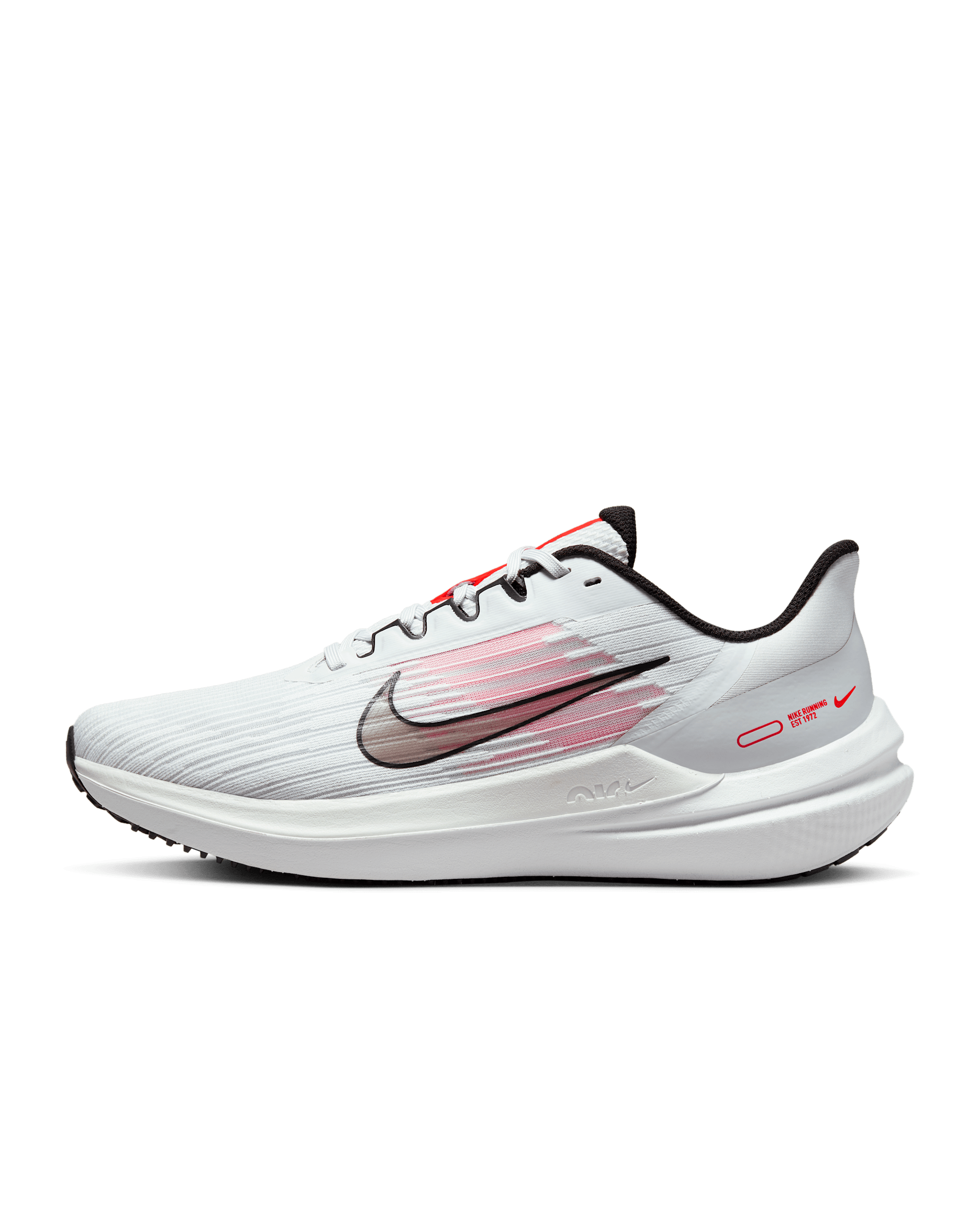 Nike Winflo 9 Men's Road Running Shoes - Photon Dust/White/Platinum Tint/Black