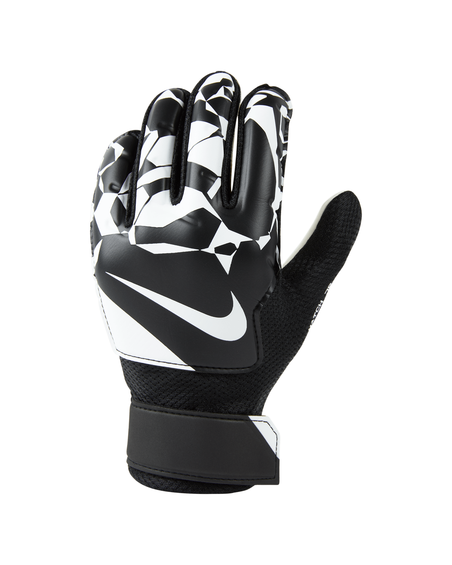 Nike Match Jr. Older Kids' Goalkeeper Football Gloves - Black/White/White