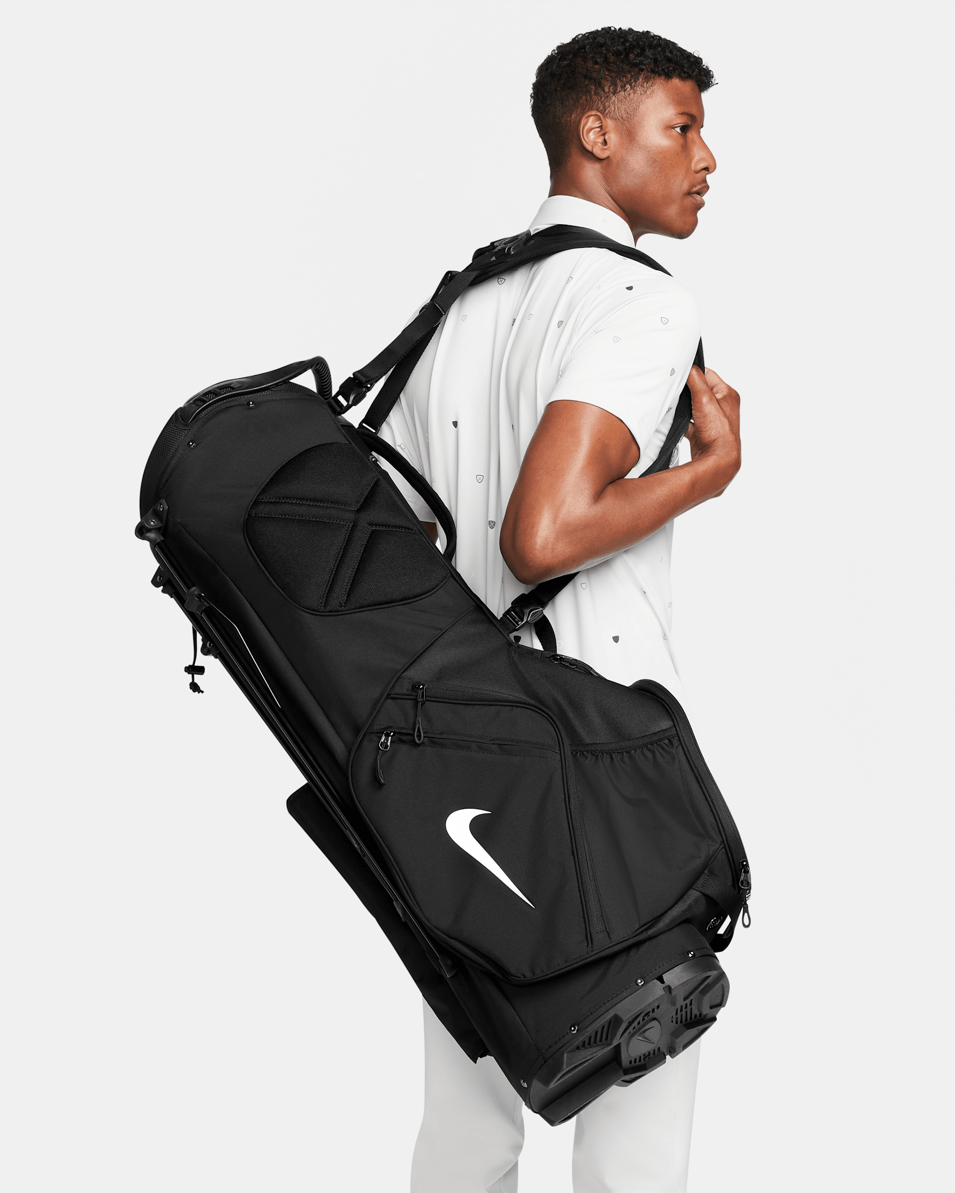 Nike Air Hybrid 2 Golf Bag - Black/White