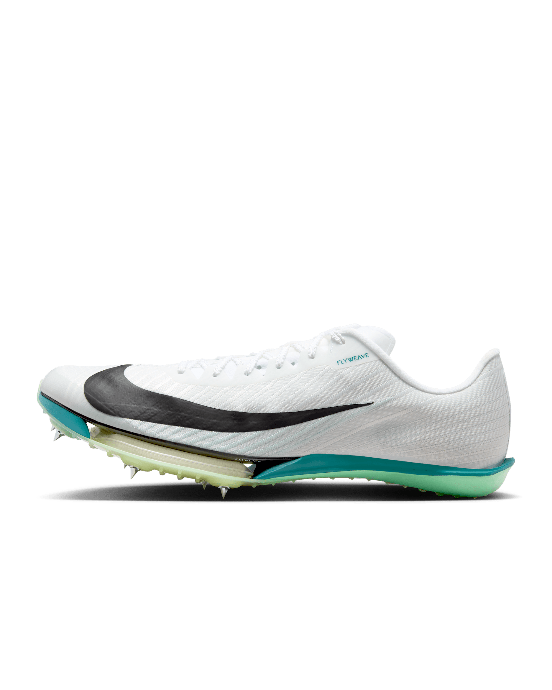 Chaussure de sprint à pointes Nike Maxfly 2 - Blanc/Bright Spruce/Barely Green/Noir