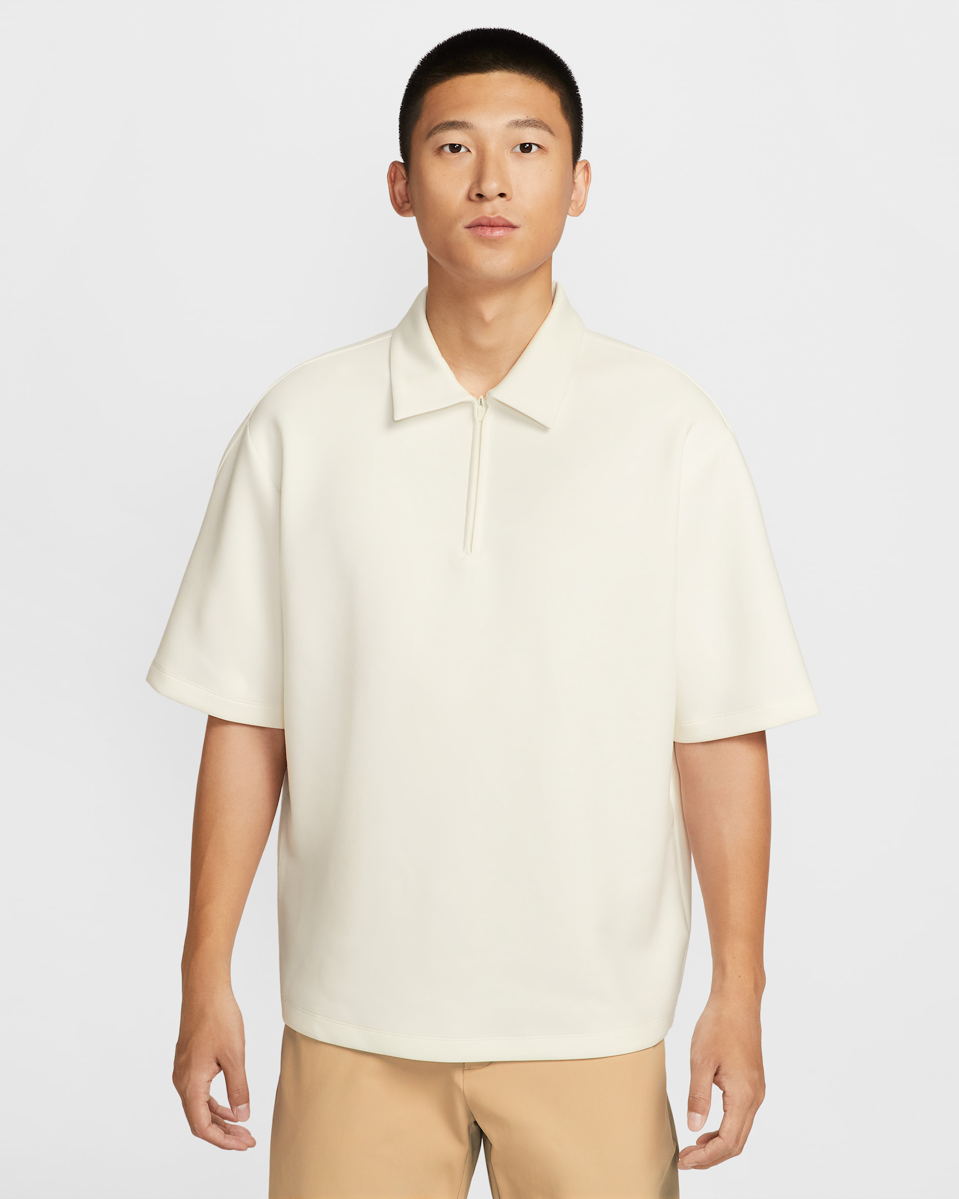 เสื้อโปโล Dri-FIT ผู้ชาย Nike 24.7 ImpossiblySoft - Sail/Light Bone