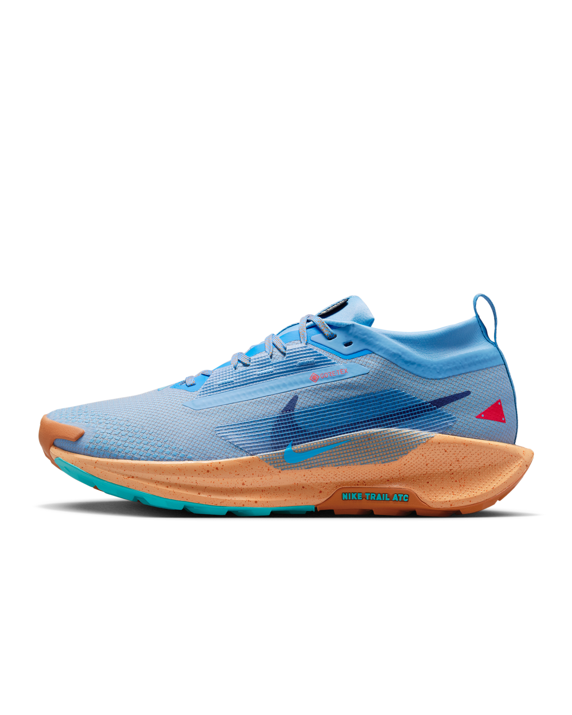 Nike Pegasus Trail 5 GORE-TEX Men's Waterproof Trail-Running Shoes - Blue Beyond/Copper Moon/Monarch/Blue Void