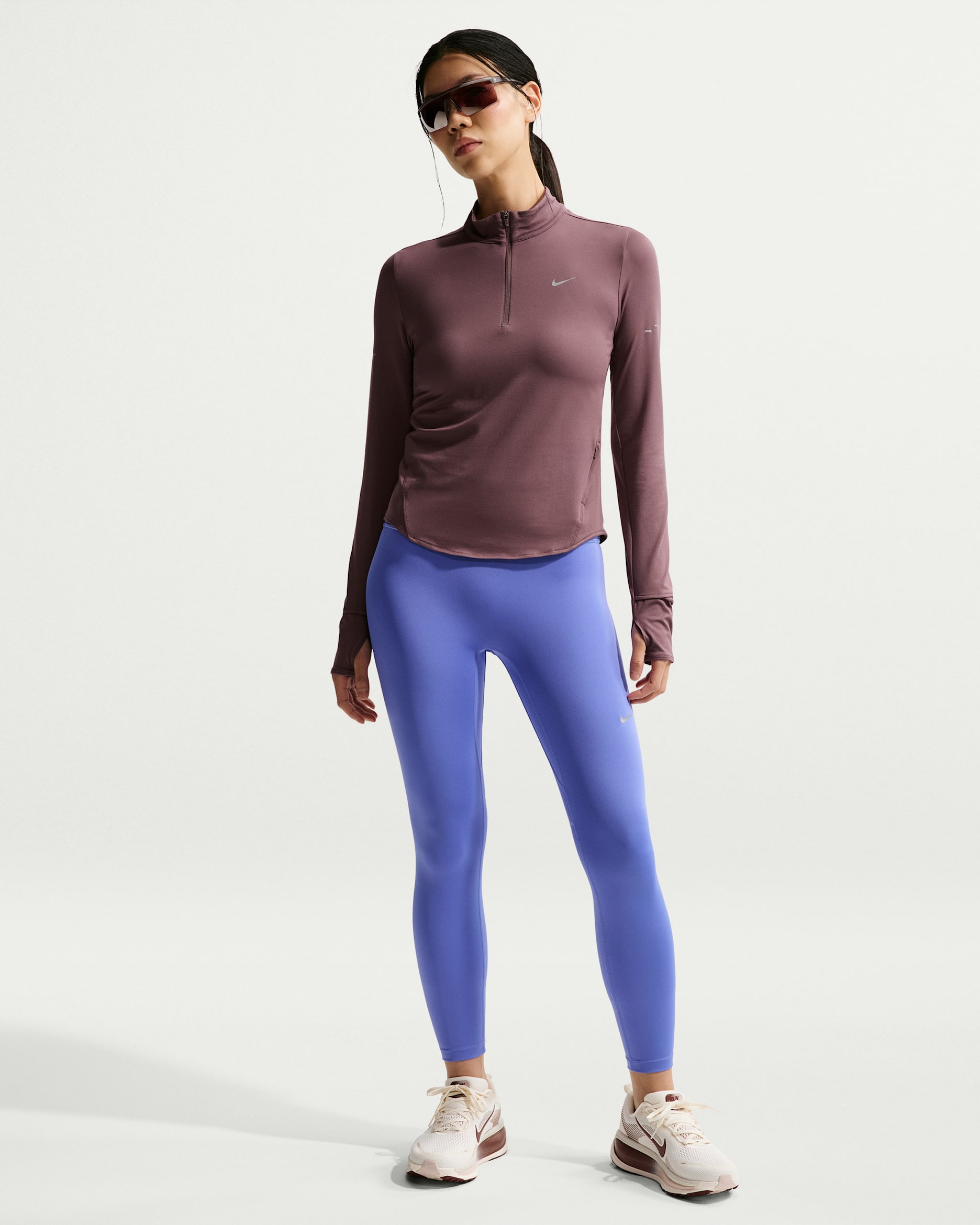 Nike Tempo Lauf-Leggings mit 7/8-Länge und hohem Bund (Damen) - Sapphire