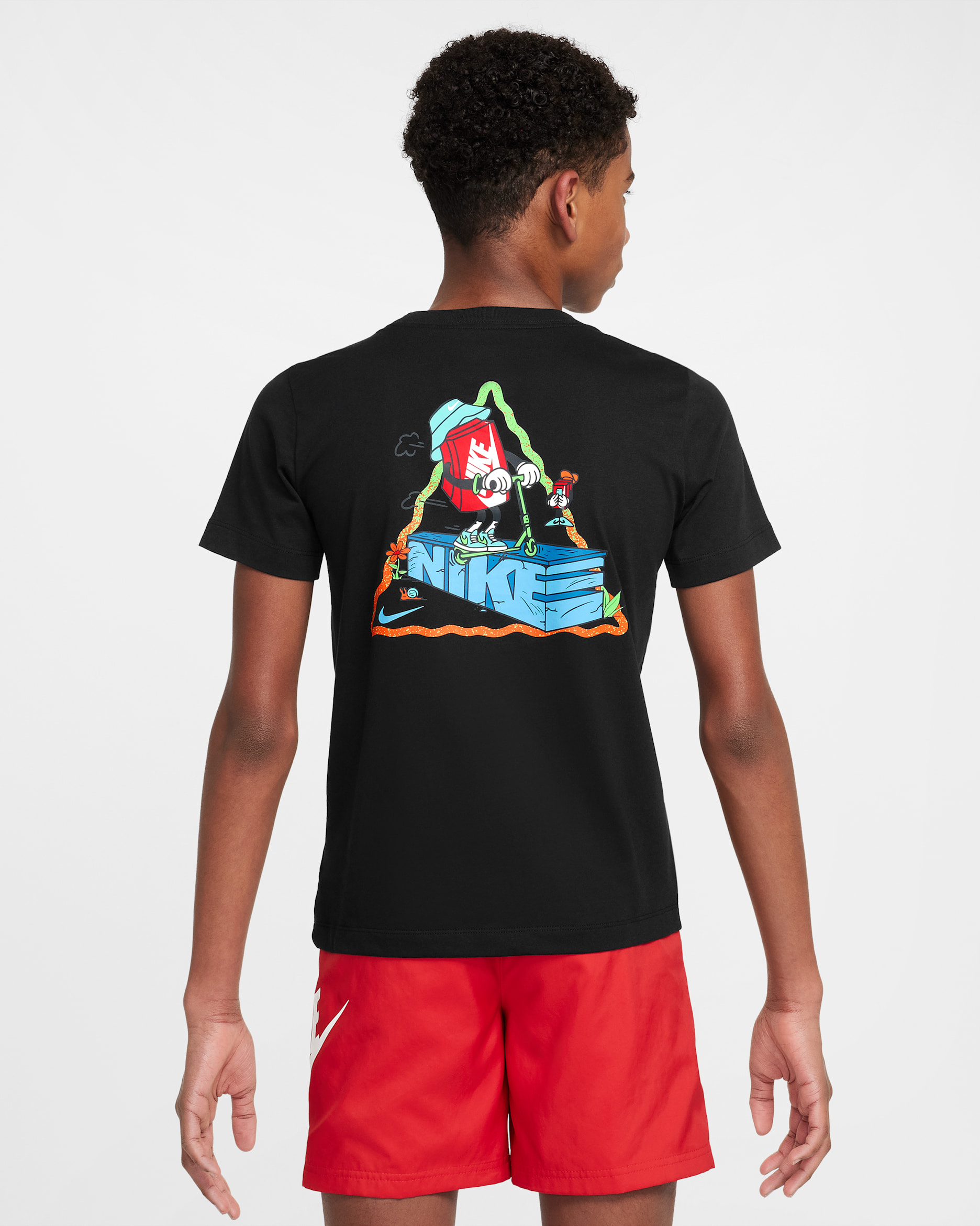 Nike Sportswear Big Kids' T-Shirt - Black