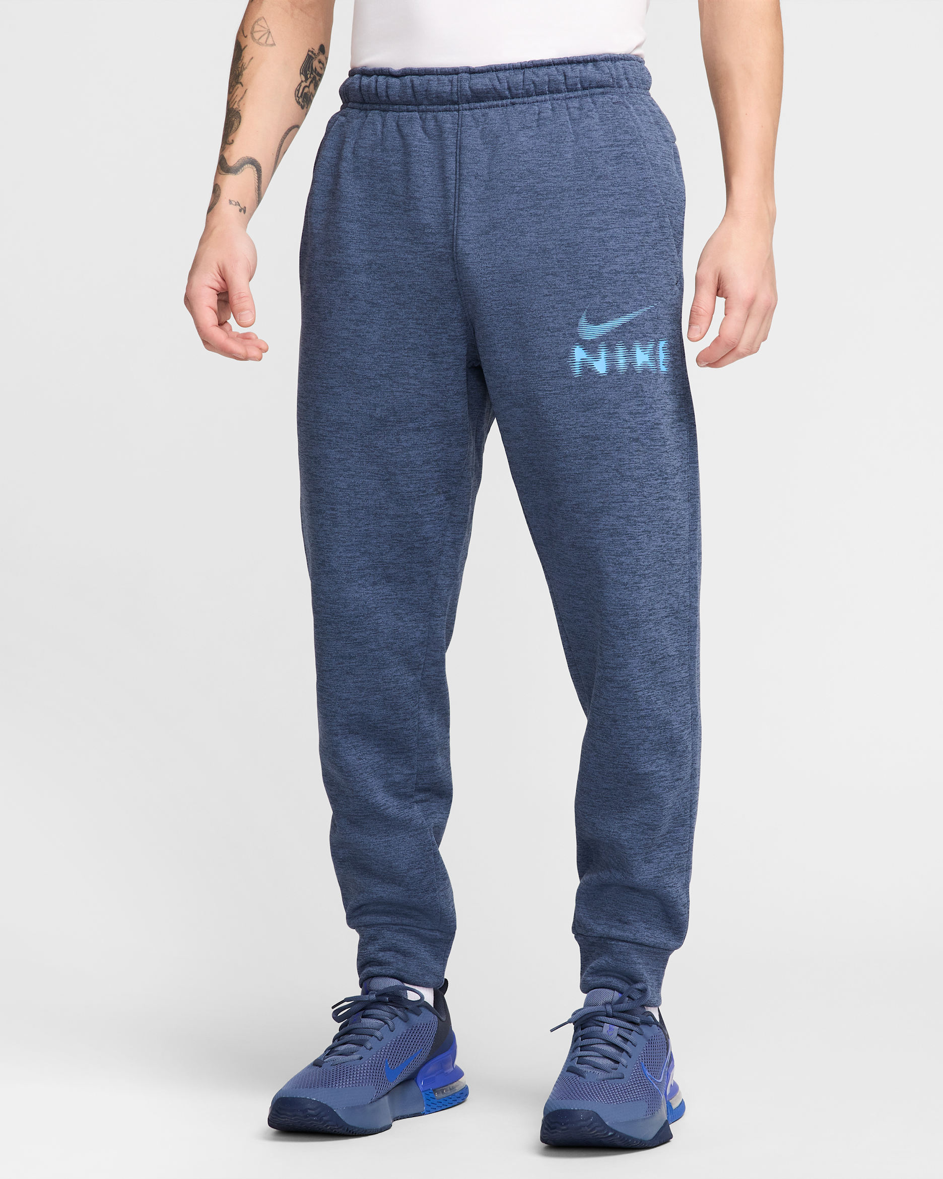 ナイキ メンズ Therma-FIT フィットネスジョガー - サンダーブルー/ディフューズブルー/ヘザー/ユニバーシティブルー