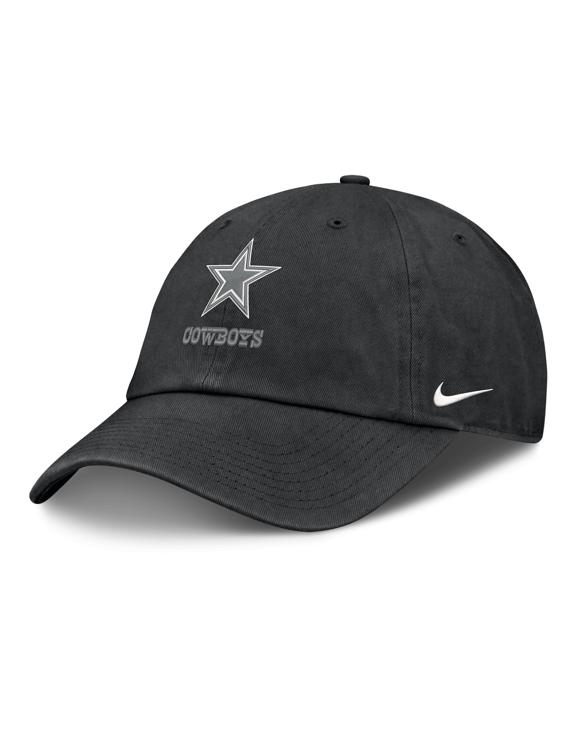 Dallas Cowboys Club Men's Nike NFL Adjustable Hat - Black