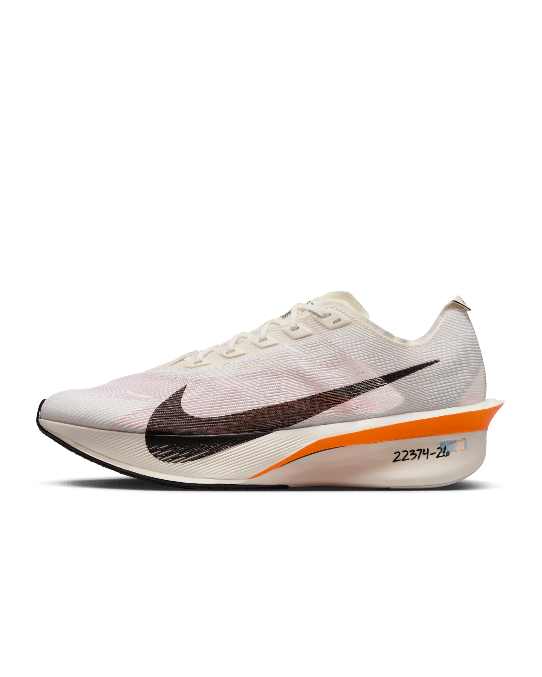 Nike Vaporfly 4 Proto Men's Road Racing Shoes - Sail/Total Orange/White/Black