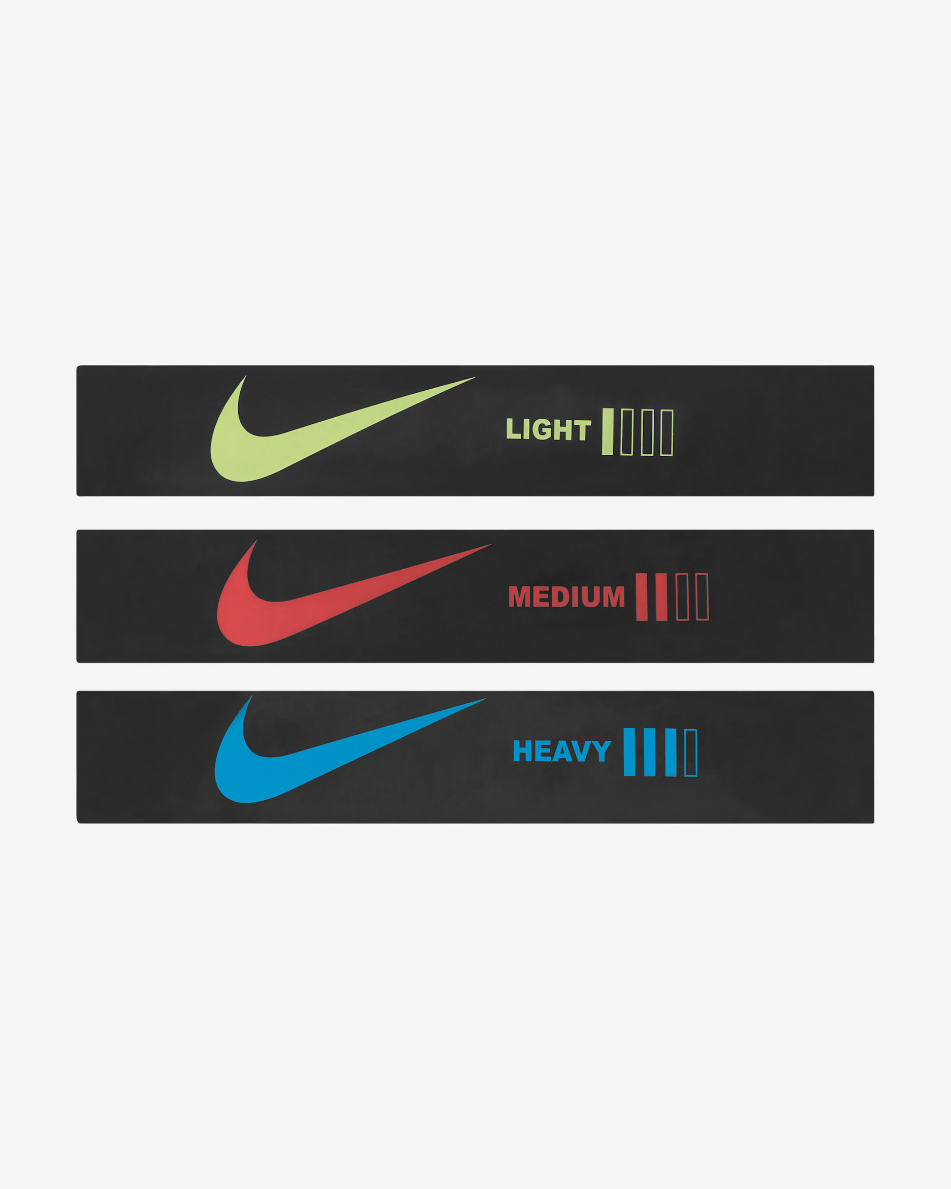 Nike Mini Resistance Bands (3-Pack) - Black/Black