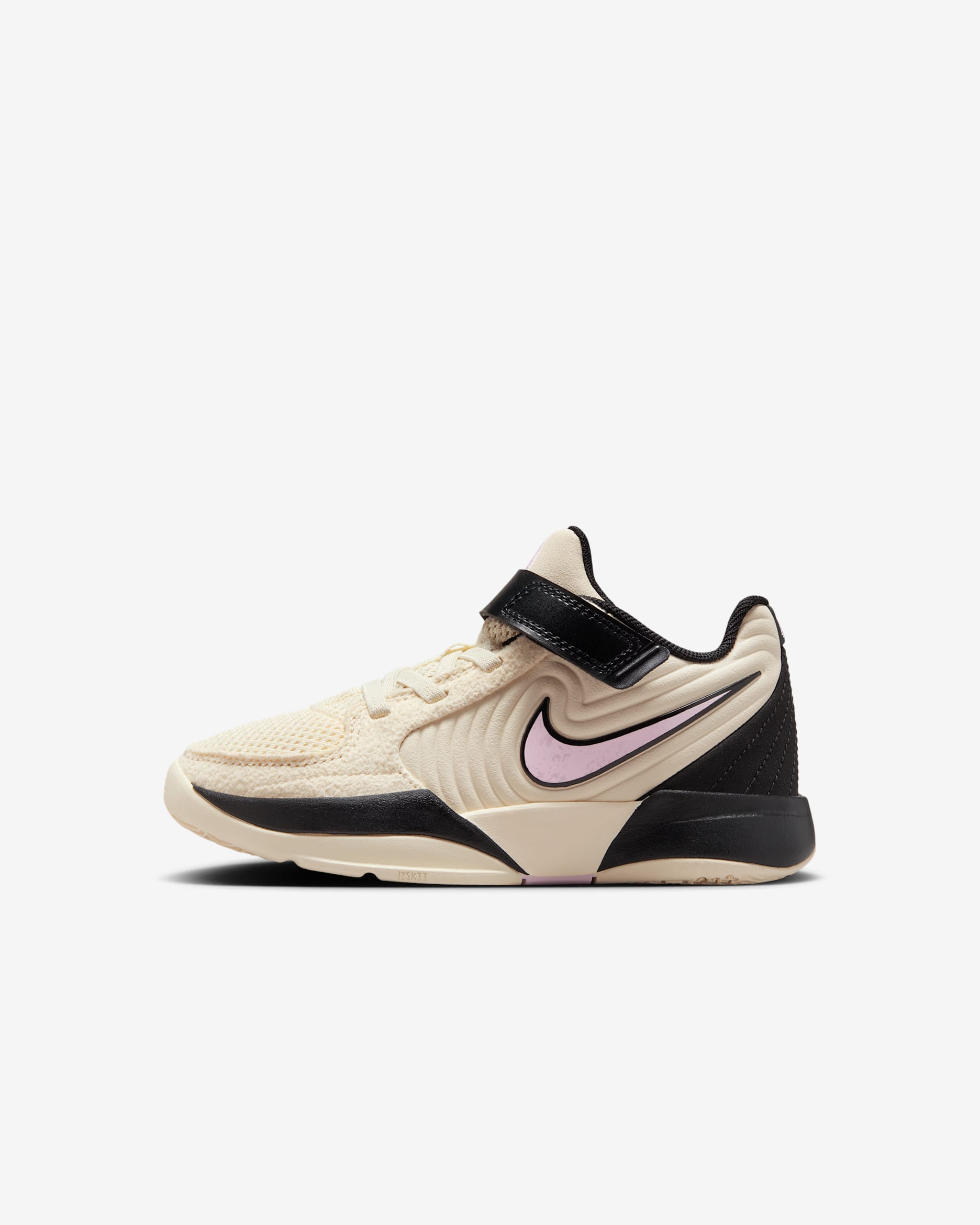 Tenis para niños de preescolar Ja 2 - Leche de coco/Negro/Ágata melocotón/Espuma rosa