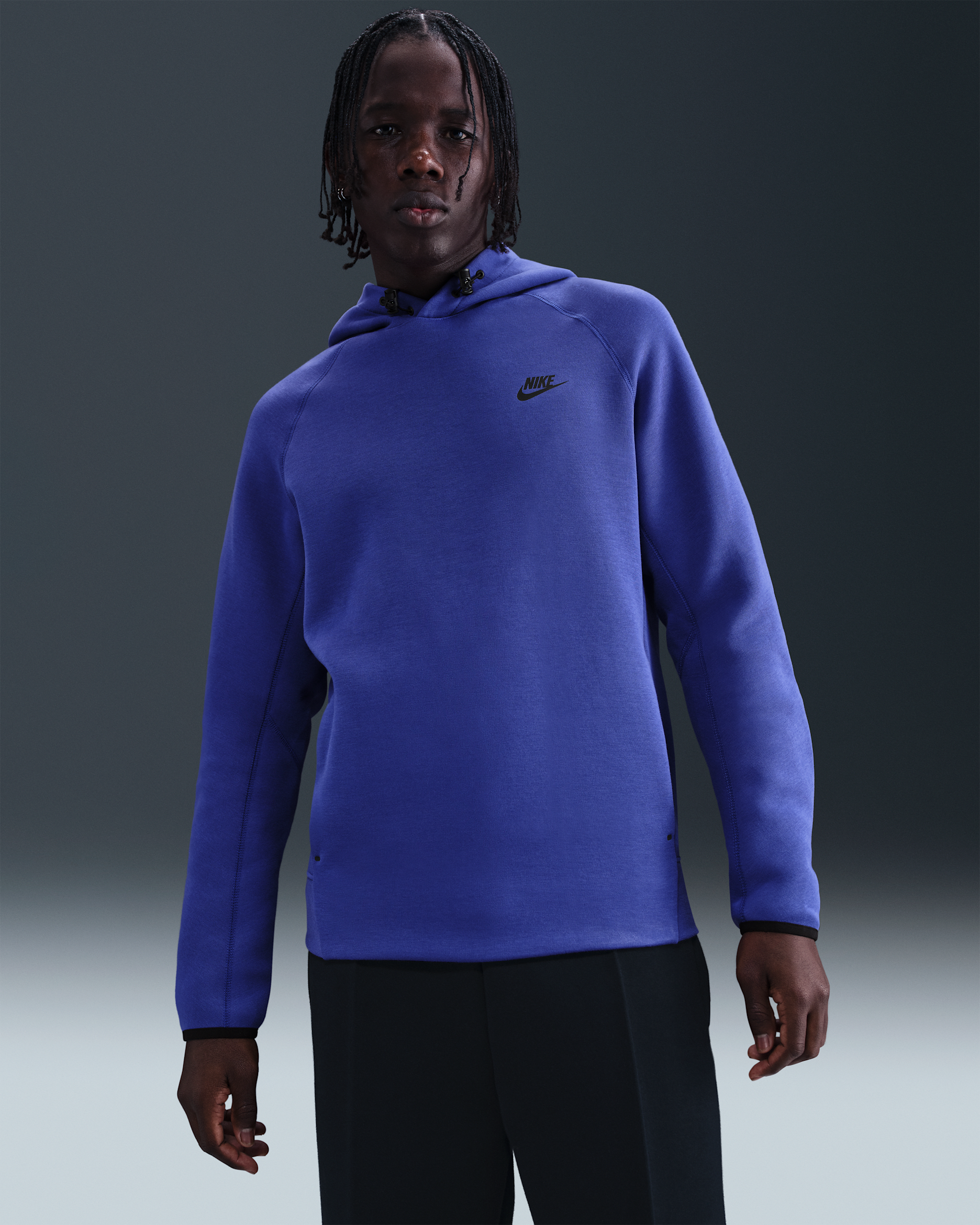 Nike Sportswear Tech Fleece Men's Pullover Hoodie - Deep Night/Black