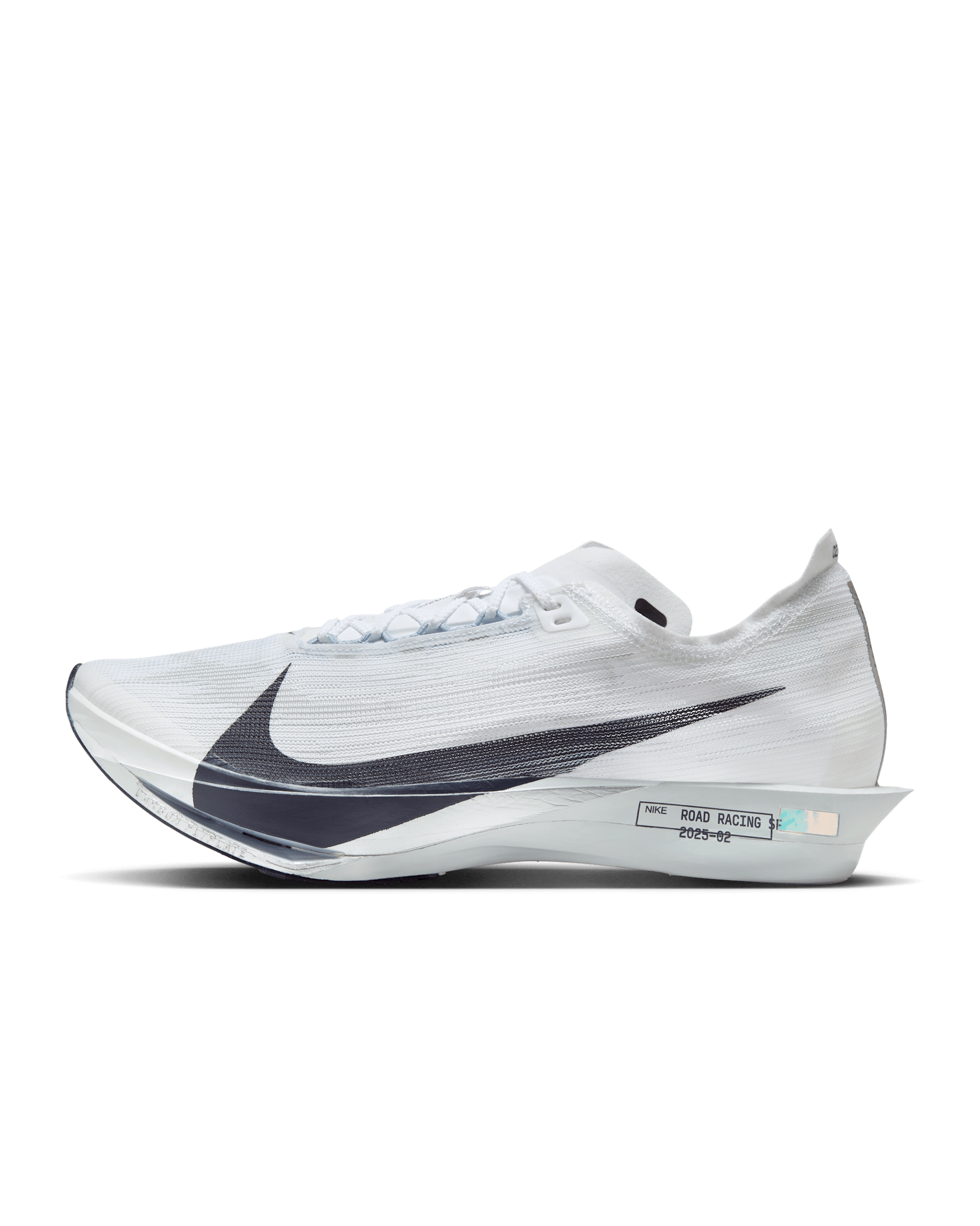 Nike Streakfly 2 Road Racing Shoes - White/Obsidian Mist/Pure Platinum/Gridiron