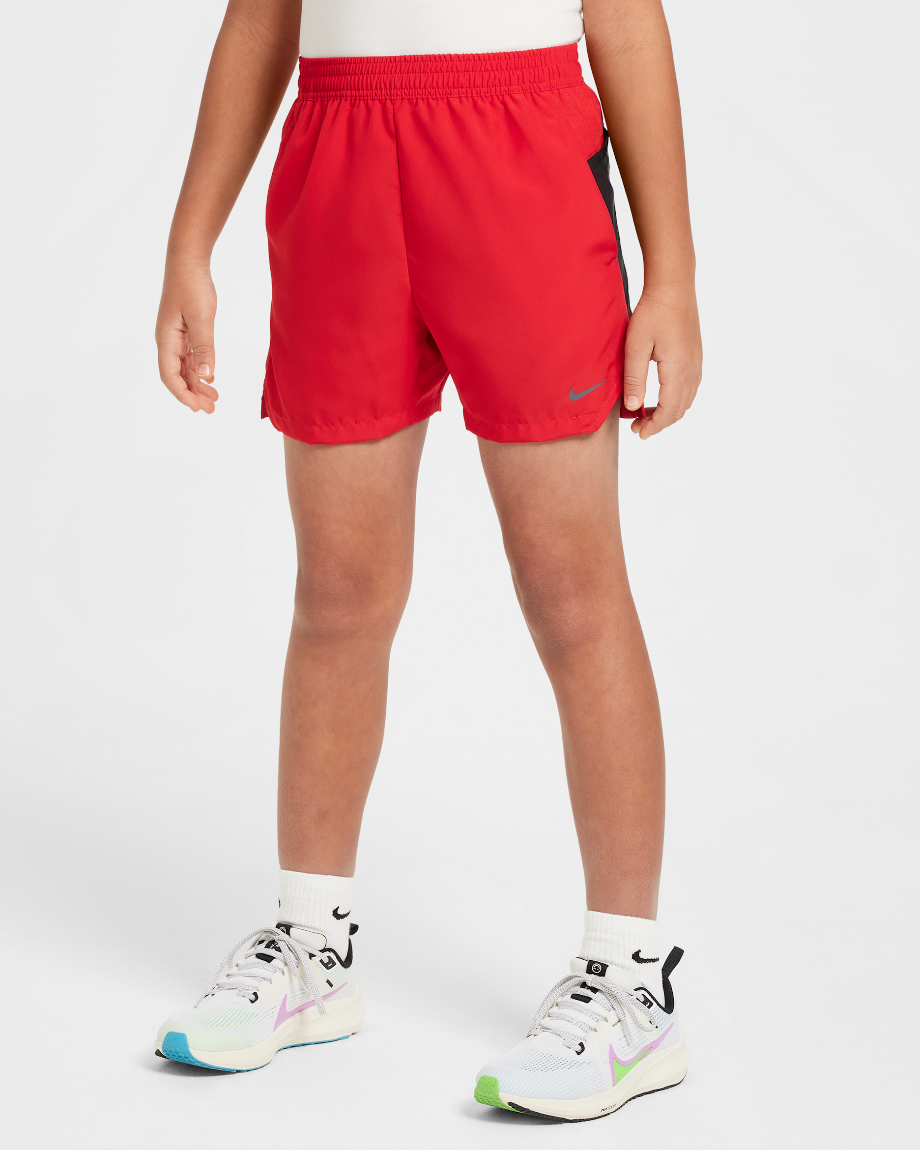 Nike Multi Tech Big Kids' Dri-FIT Woven Shorts - University Red/Black