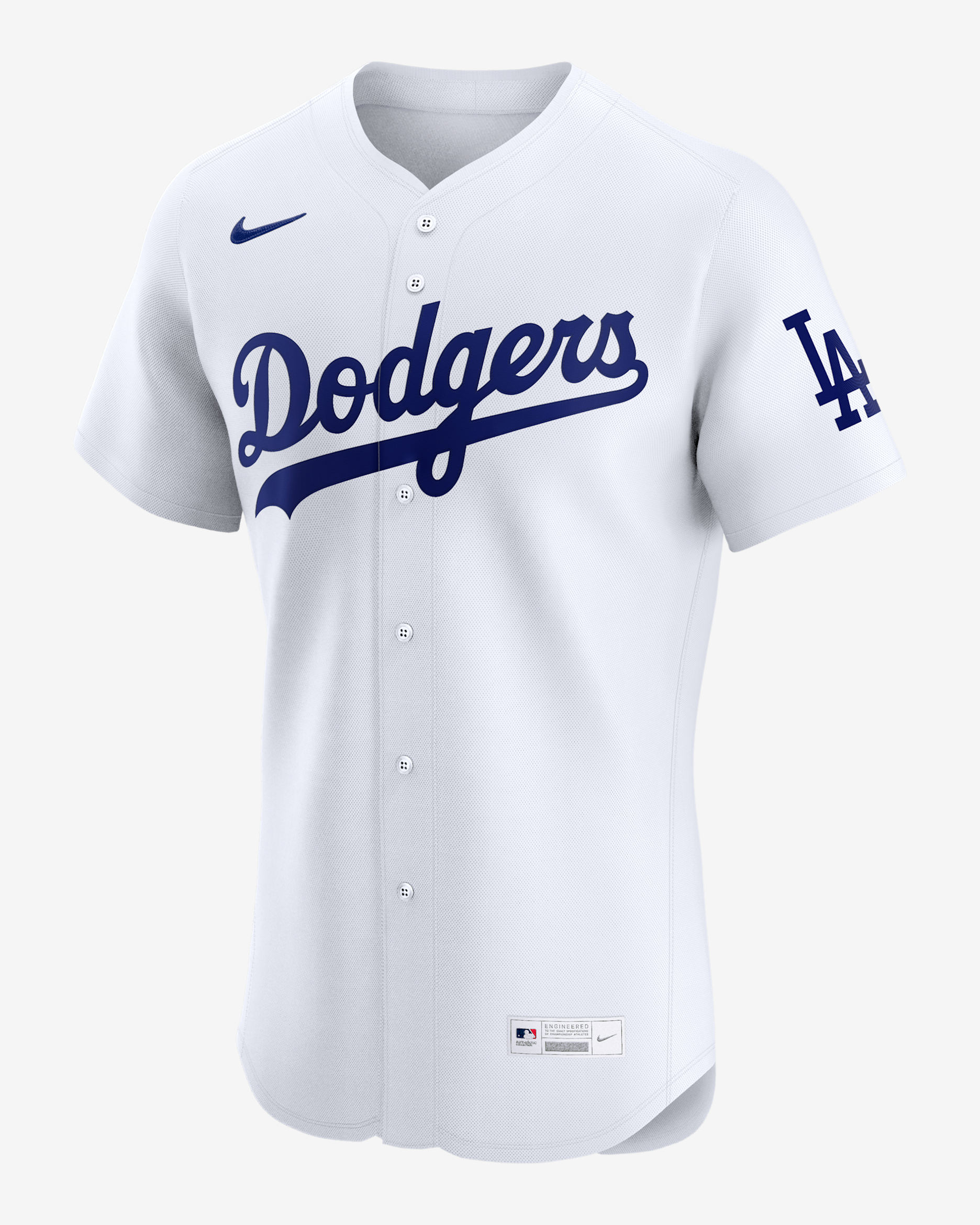 Jersey Nike Dri-FIT ADV de la MLB Elite para hombre Los Angeles Dodgers - Blanco